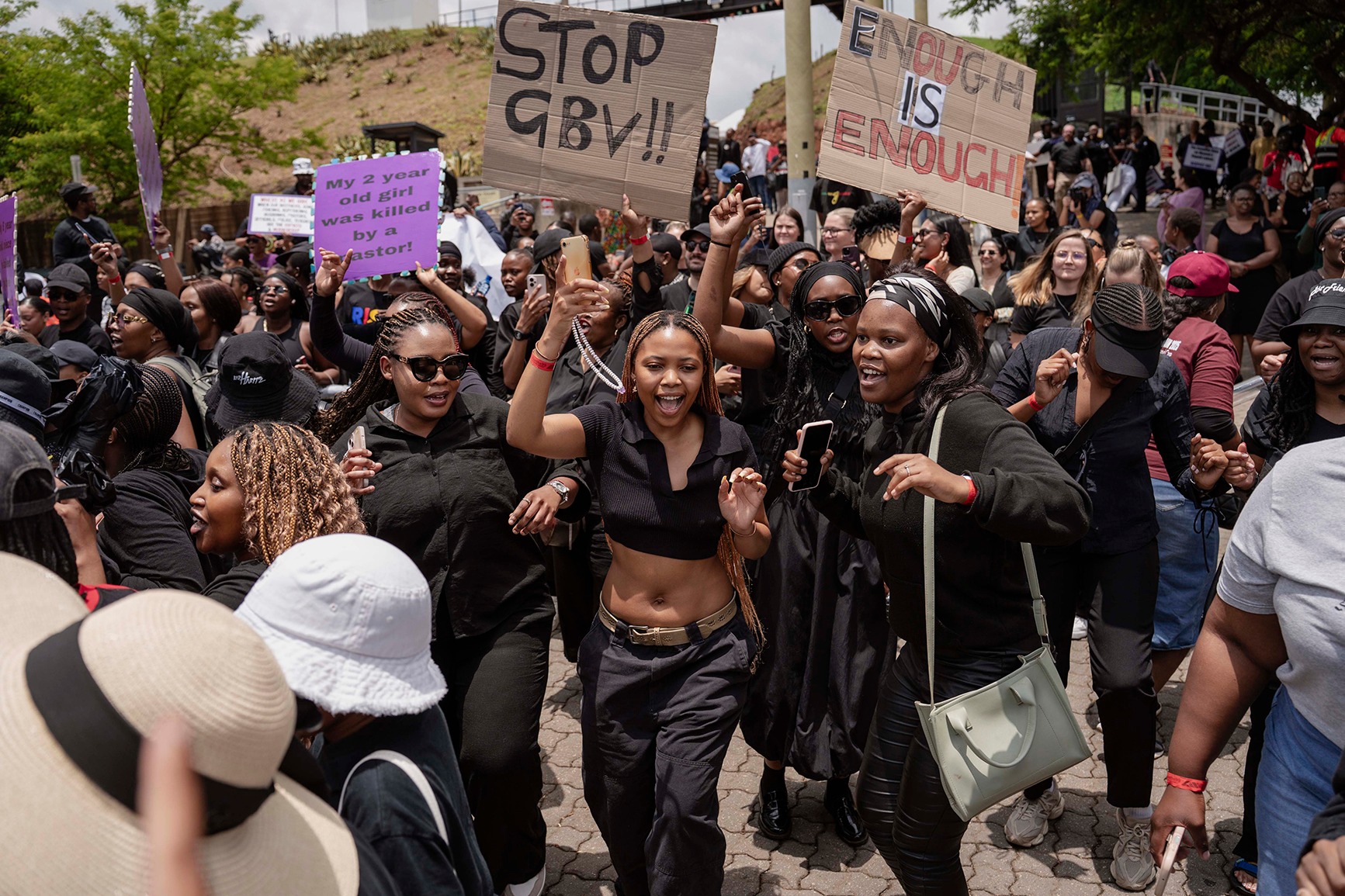 PHOTO ESSAY: National Shutdown protesters demand action on gender-based violence and femicide