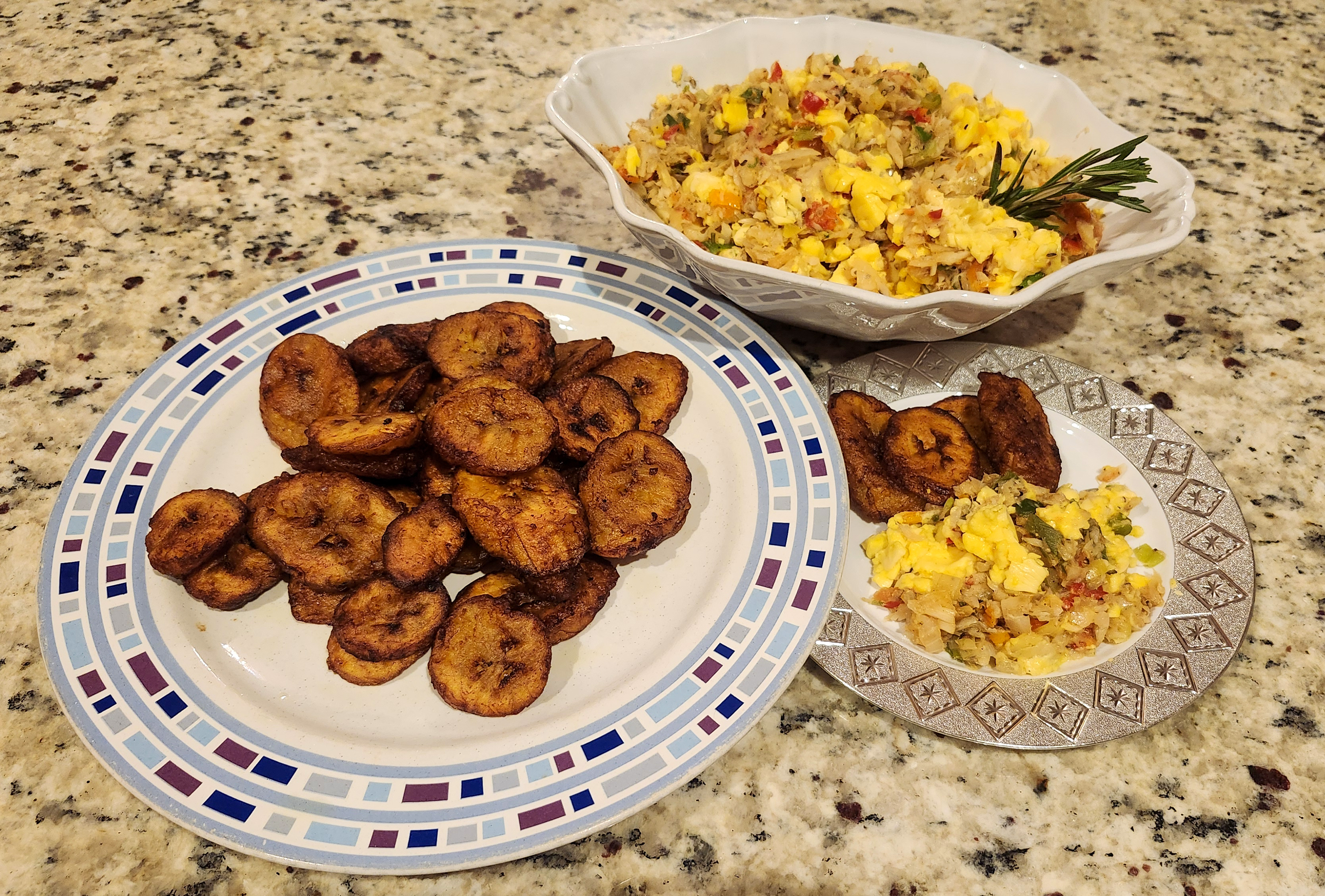 Caribbean Cooking Confessions: Naomi’s ackee and saltfish with sweet plantains 
