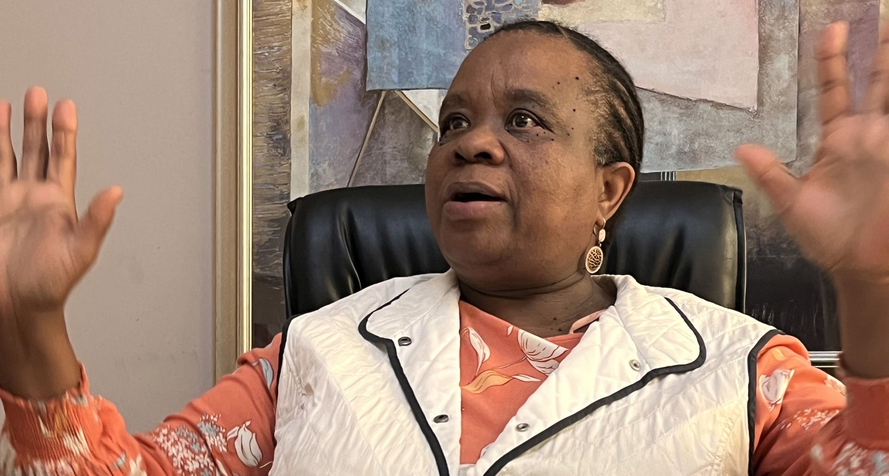 Martha Mente, the principal of Yeoville Community School. (Photo: Mark Potterton)