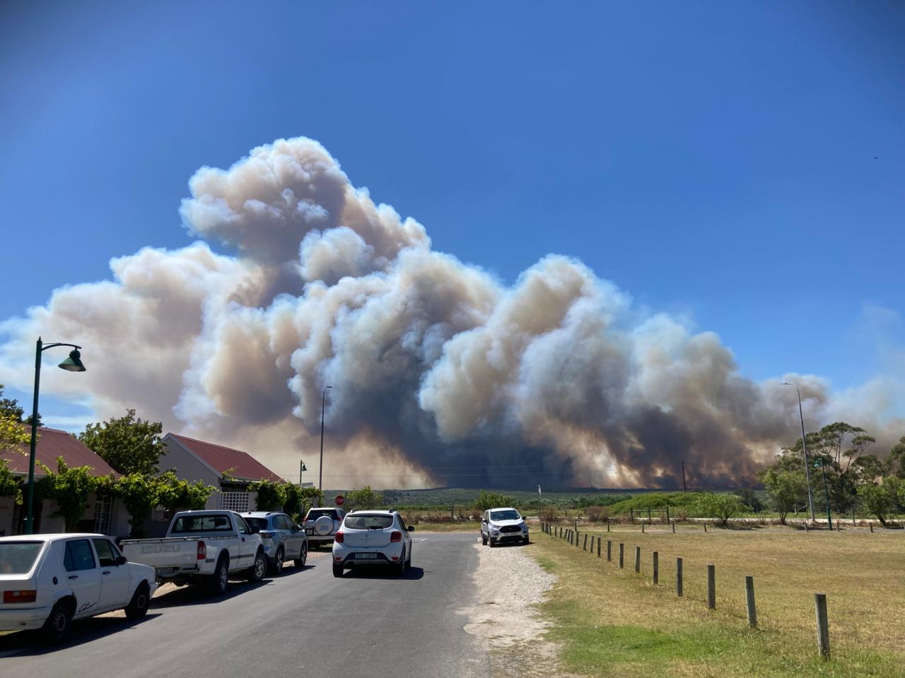 Dense clouds of smoke signal a monster wildfire. (Photo: Supplied)