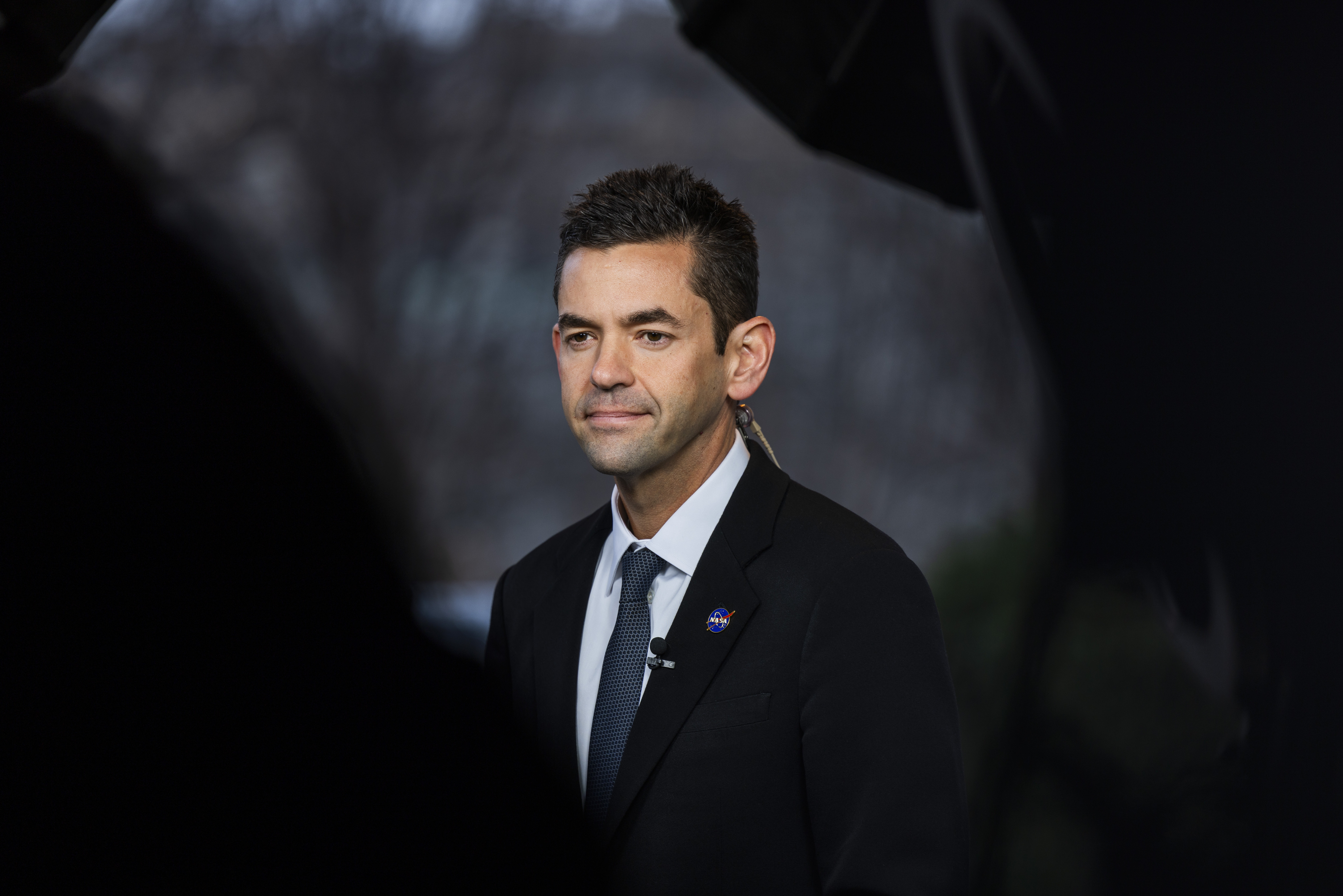 Newly-confirmed Administrator of NASA Jared Isaacman speaks to reporters outside the White House in Washington, DC, USA, 18 December 2025. US President Donald Trump had removed Isaacman?s nomination earlier in 2025, then renominated him in November.  EPA/JIM LO SCALZO