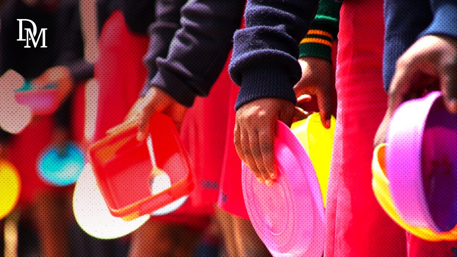 Tyelinzima learners queue for lunch at school in Coffee Bay, Eastern Cape, on 18 January 2024. (Photo: Hoseya Jubase)