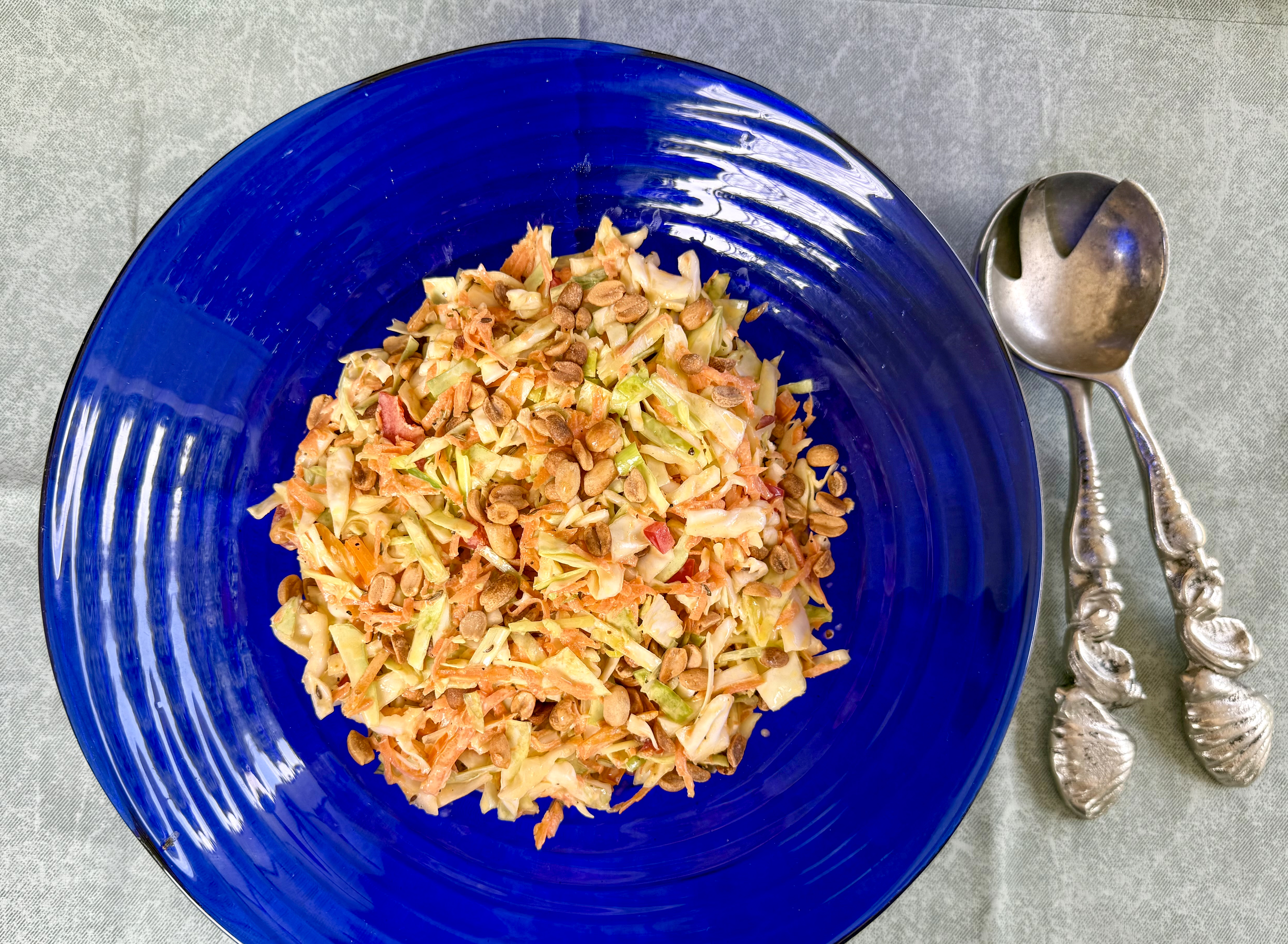 Tony Jackman’s coleslaw with a difference. (Photo: Tony Jackman)