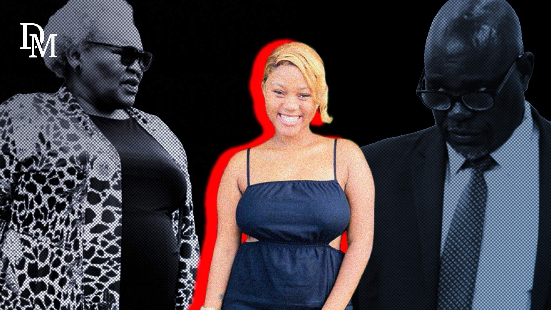 Sisisi Tolashe, Lesedi Mabitjela, Peter Netshipale (Illustration: Daily Maverick)