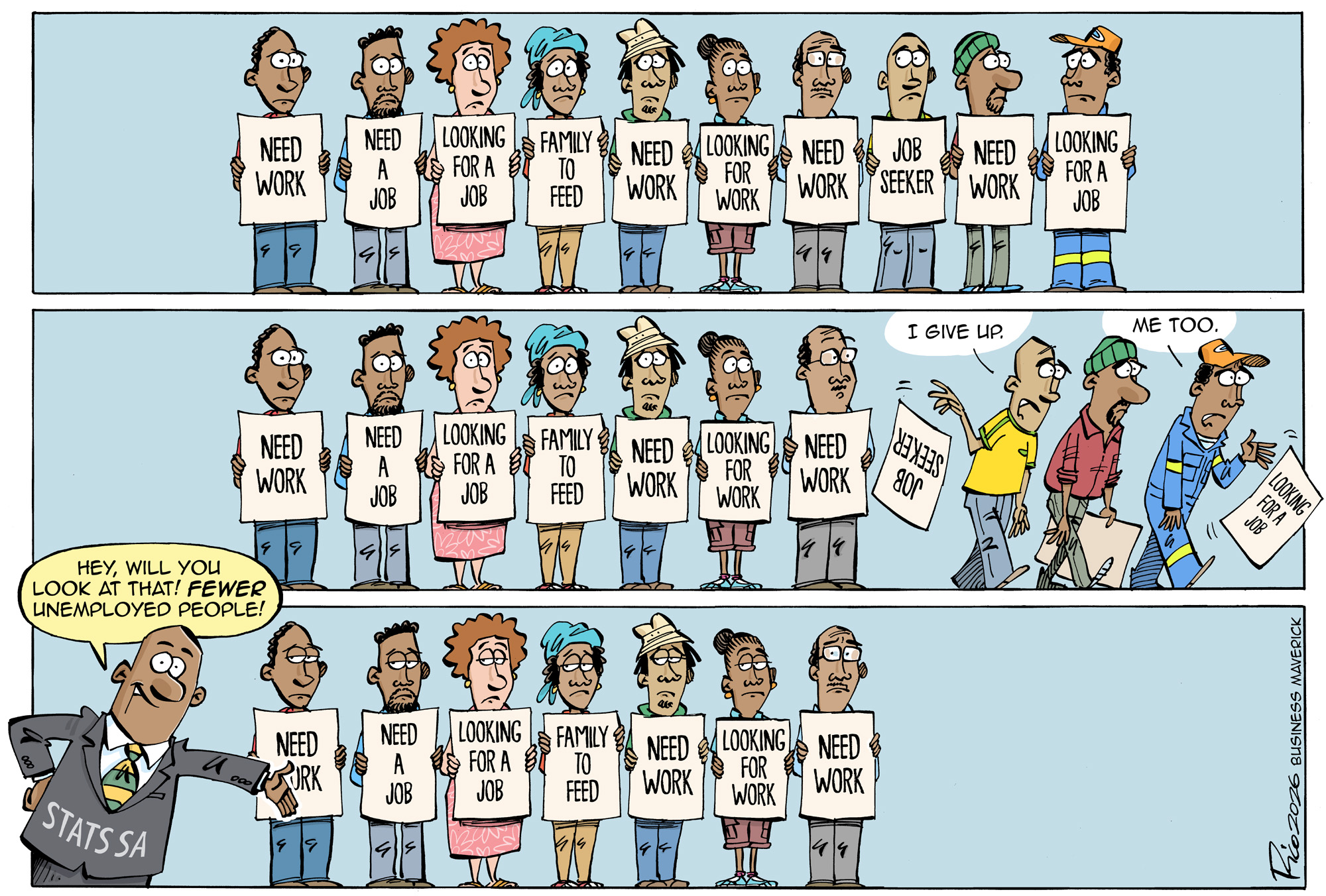 Statistically employed