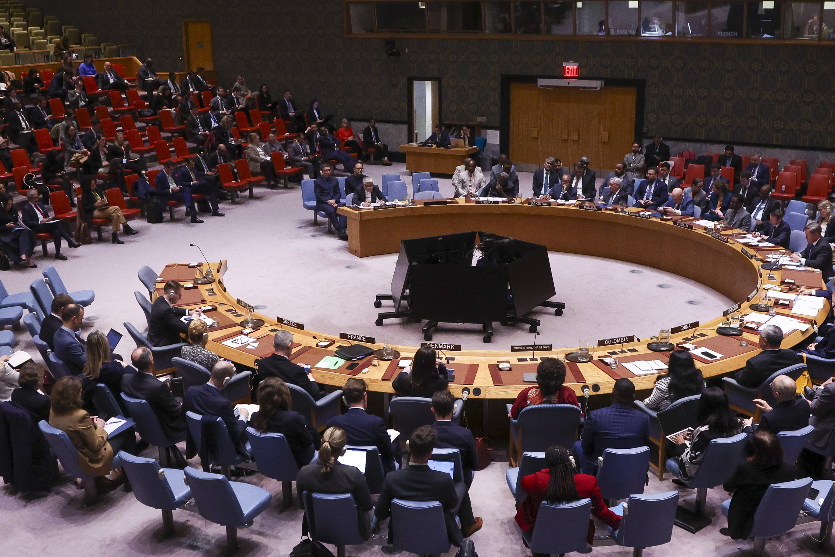 United Nations Security Council meets to discuss the situation in the Middle East