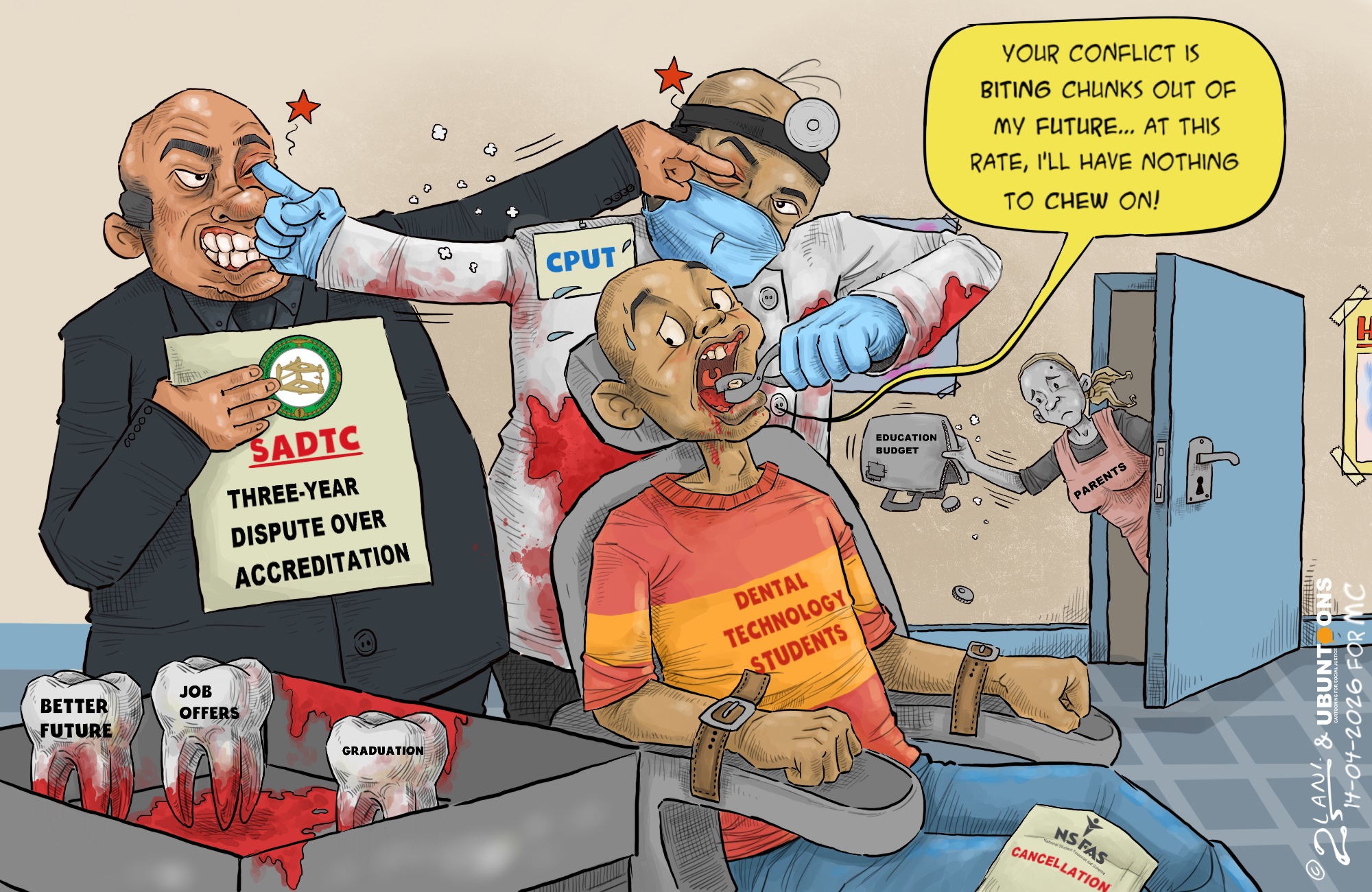 Fighting tooth and nail