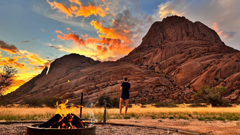Dinner with a view. Photographer: Tara Swart