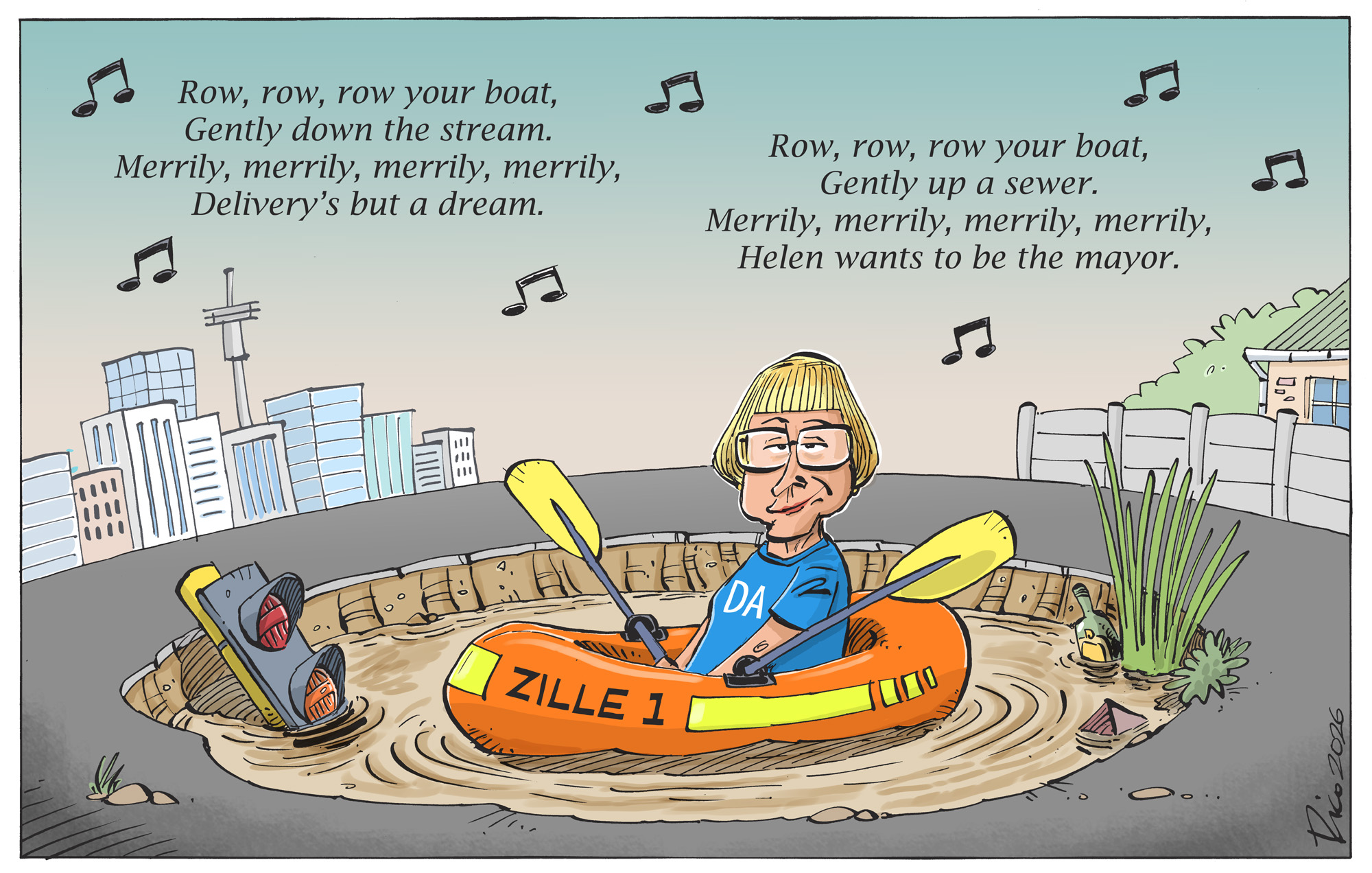 Zille floats her boat