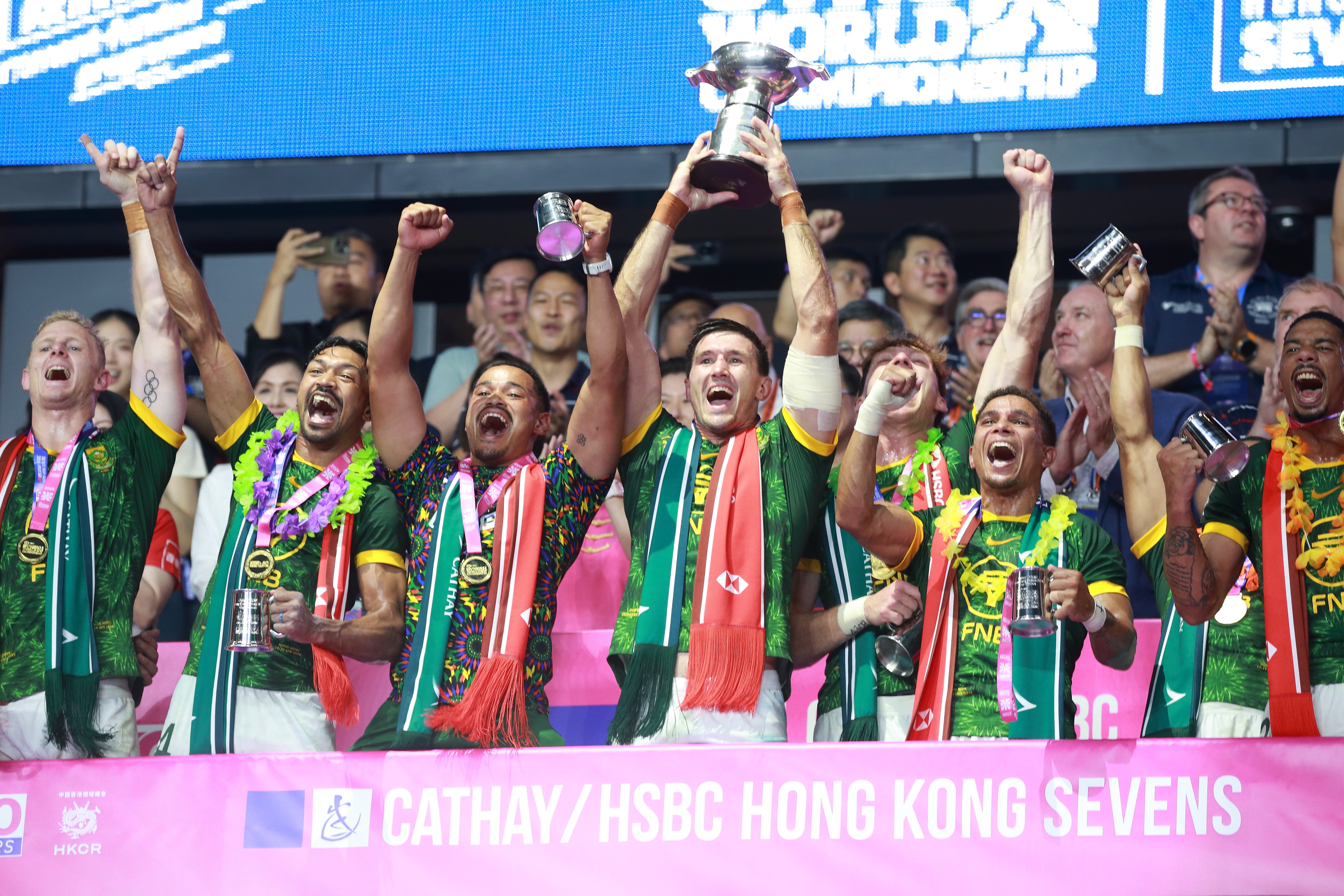 ‘We can finally call ourselves champions’: Blitzboks celebrate first Hong Kong title
