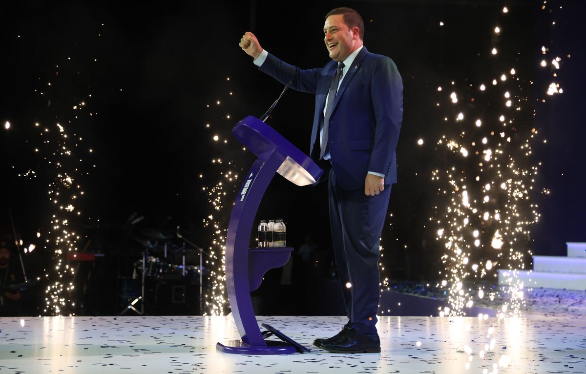 Geordin Hill-Lewis was elected DA federal leader on 12 April 2026. (Photo: Felix Dlangamadla)
