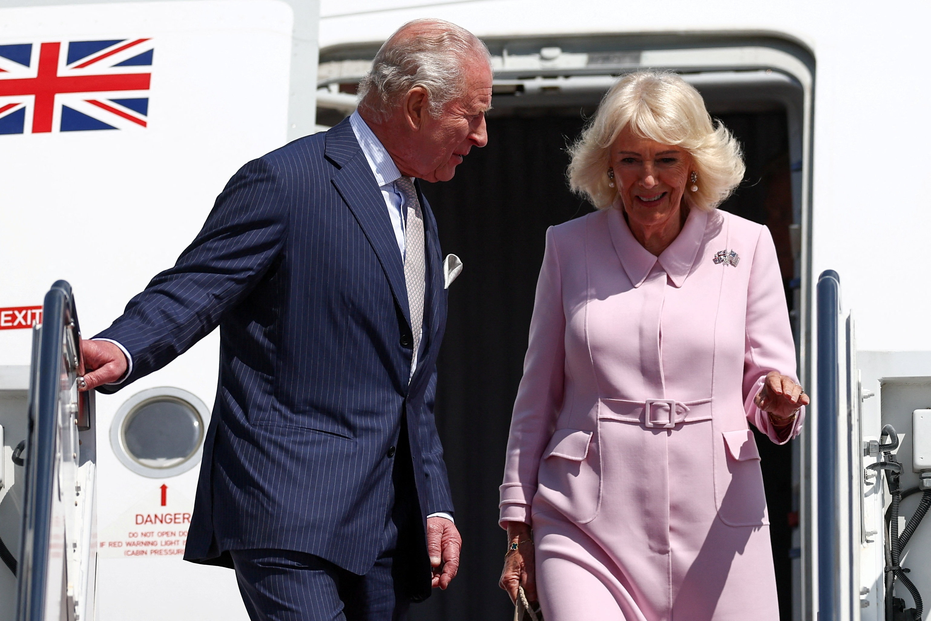 Britain's King Charles and Queen Camilla in the United States for state visit