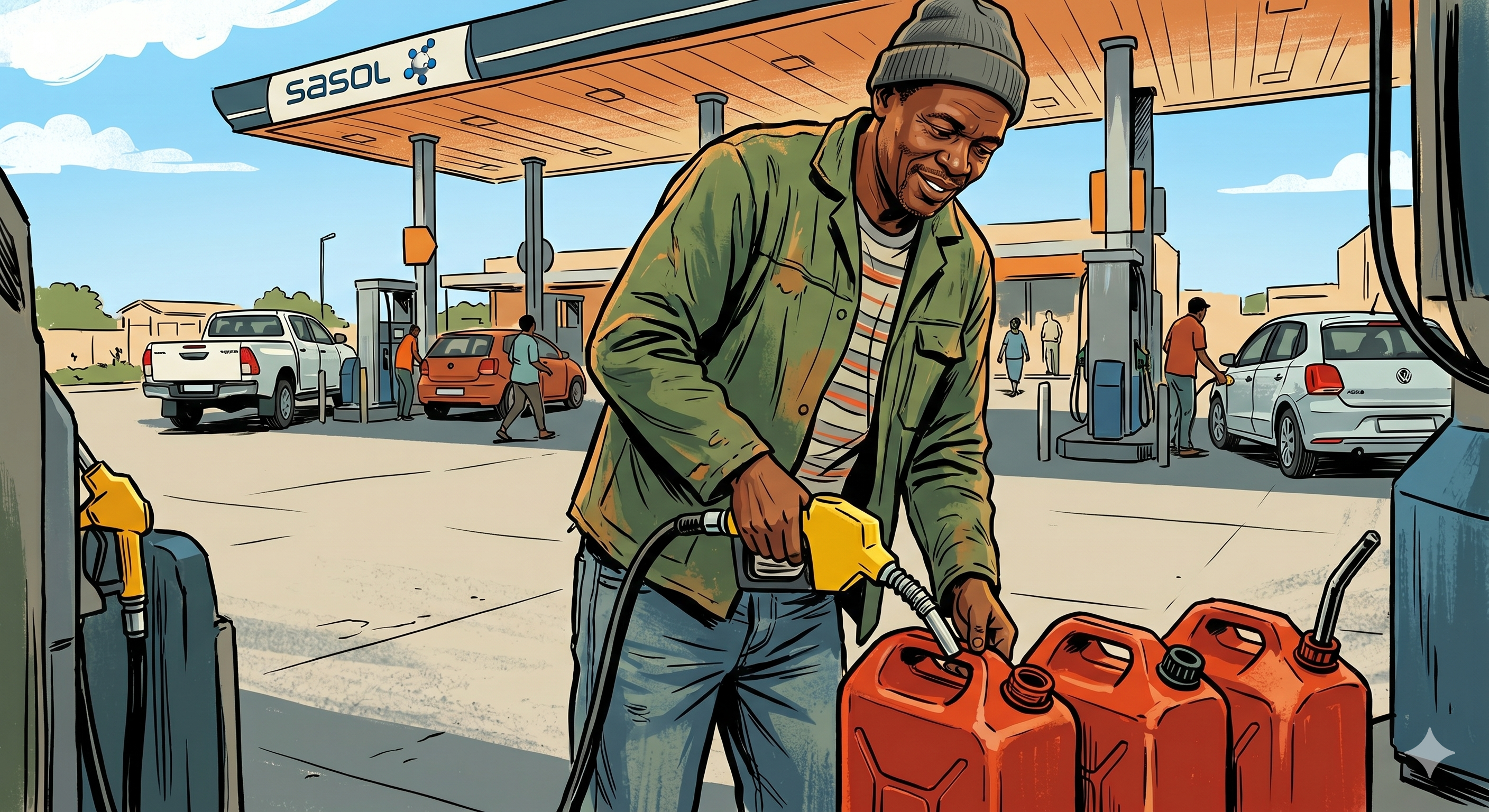 Unsafe, unlawful or undisclosed storage of fuel could complicate or reduce an insurance claim. (Illustration: Gemini)