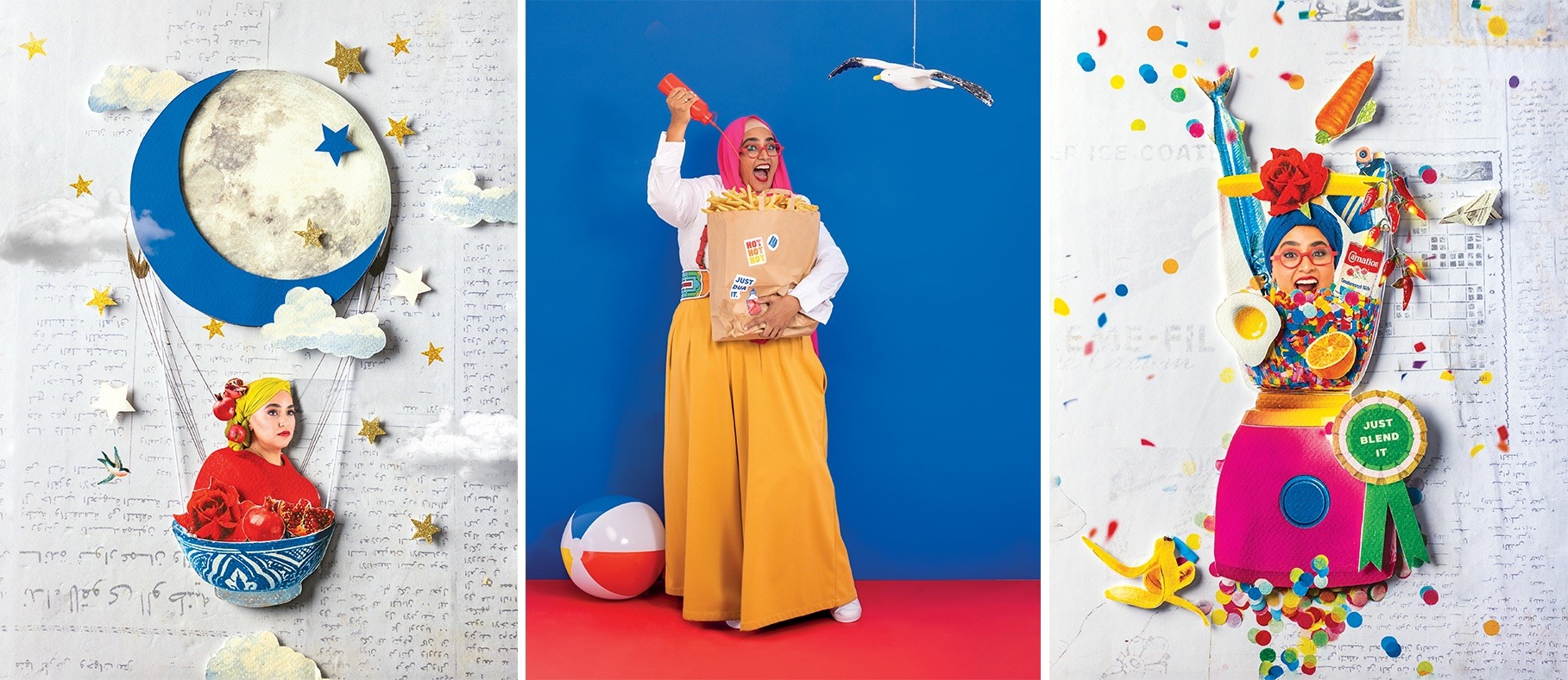 Fehmz’ debut cookbook, Damn Good Food, bursts with vibrant spices and colours for culinary enthusiasts.