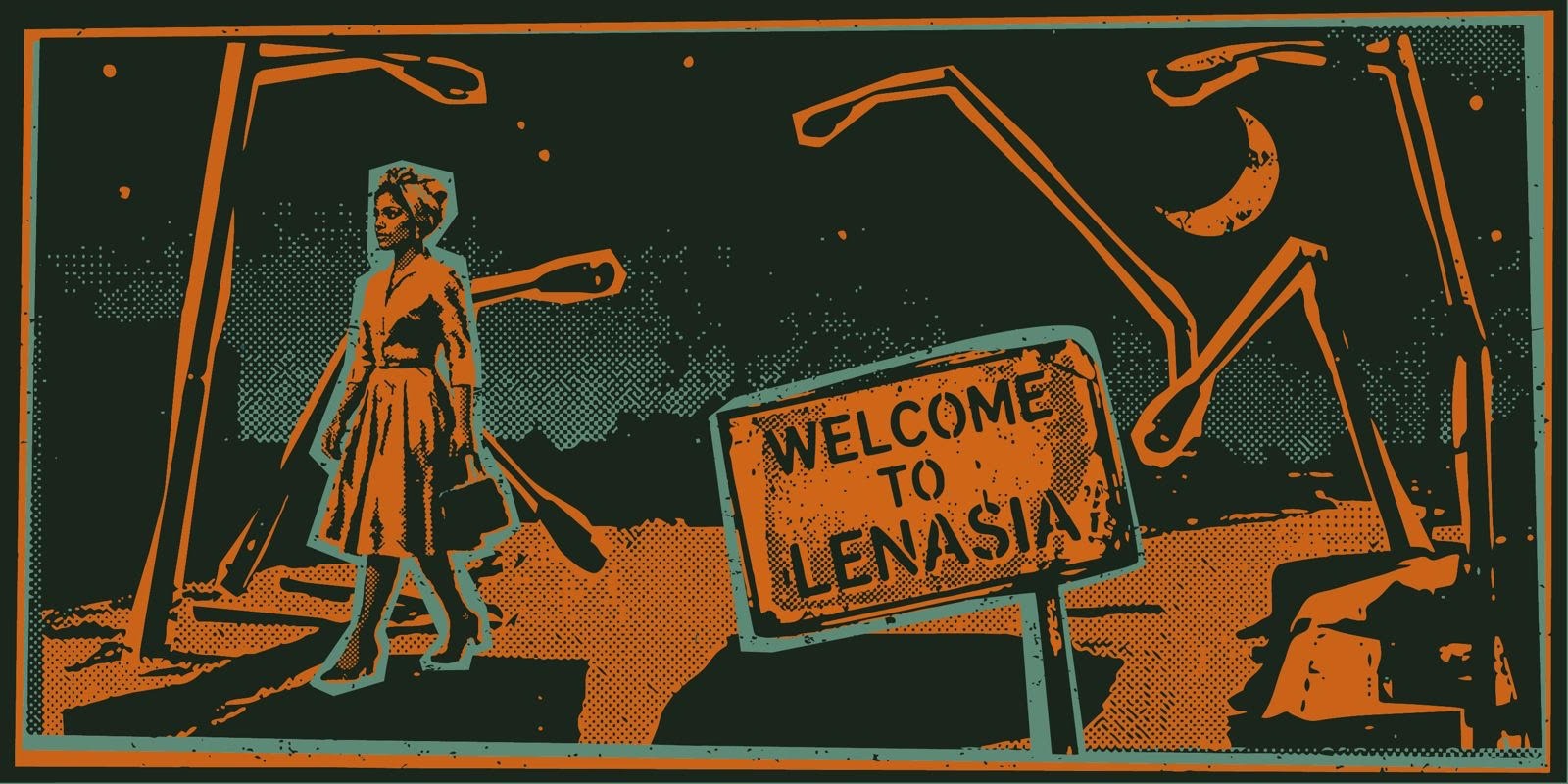Broken streetlights in Lenasia South have contributed to a spike in crime in the Johannesburg suburb. (Illustration: Kevin Momberg)