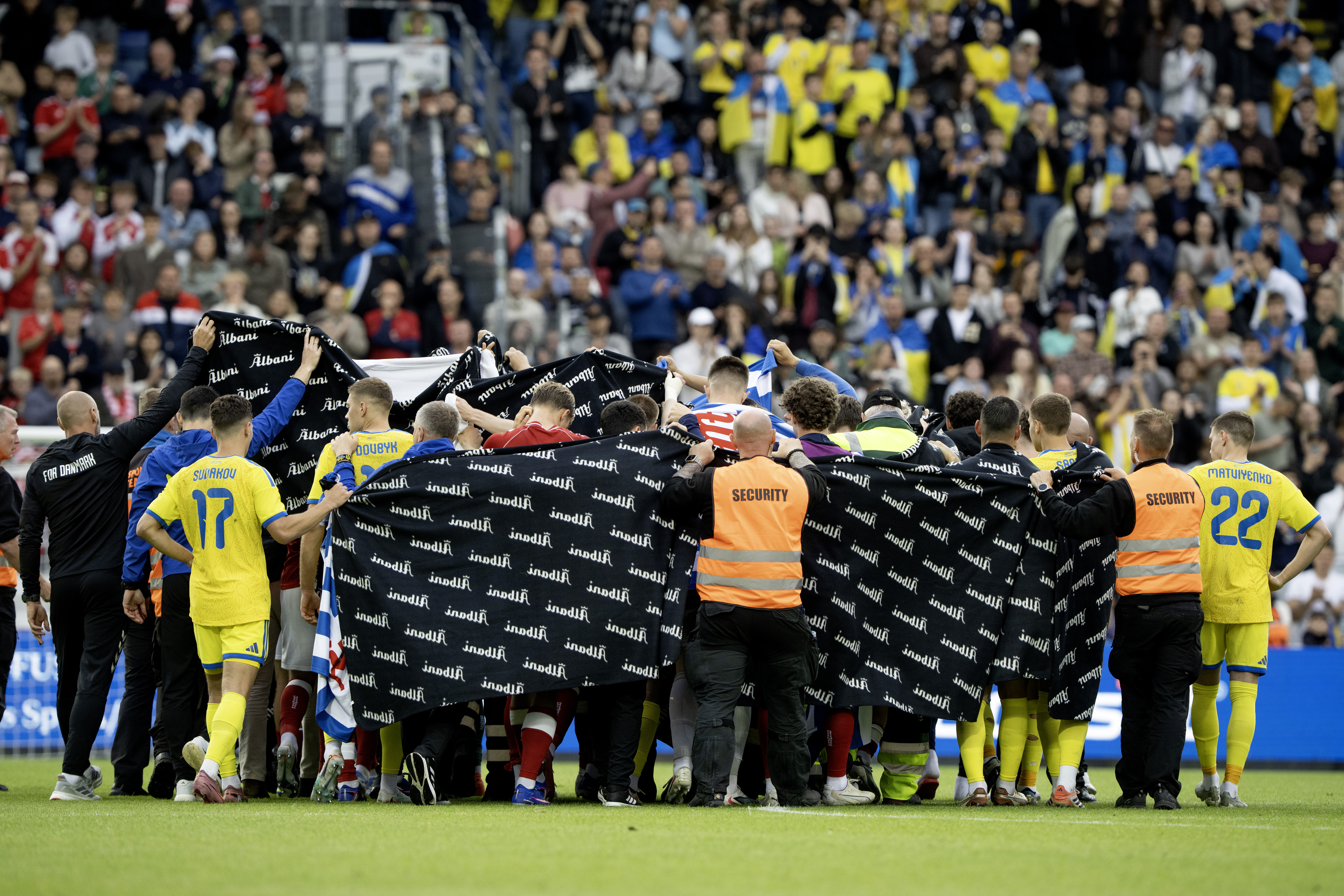 Danish soccer player Eriksen collapses during match with Ukr