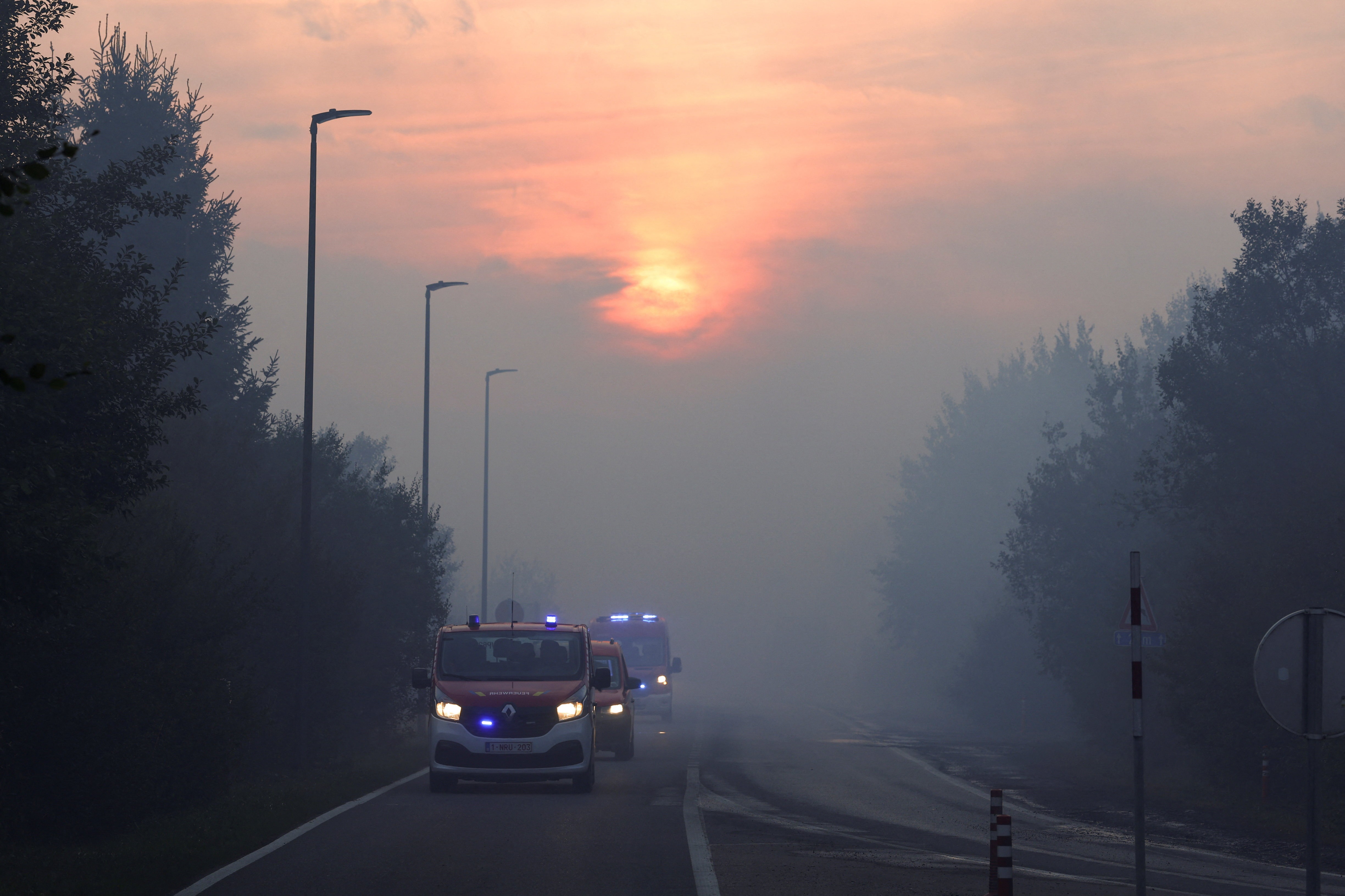 Belgium battles record wildfire spreading toward Germany, prompting evacuations