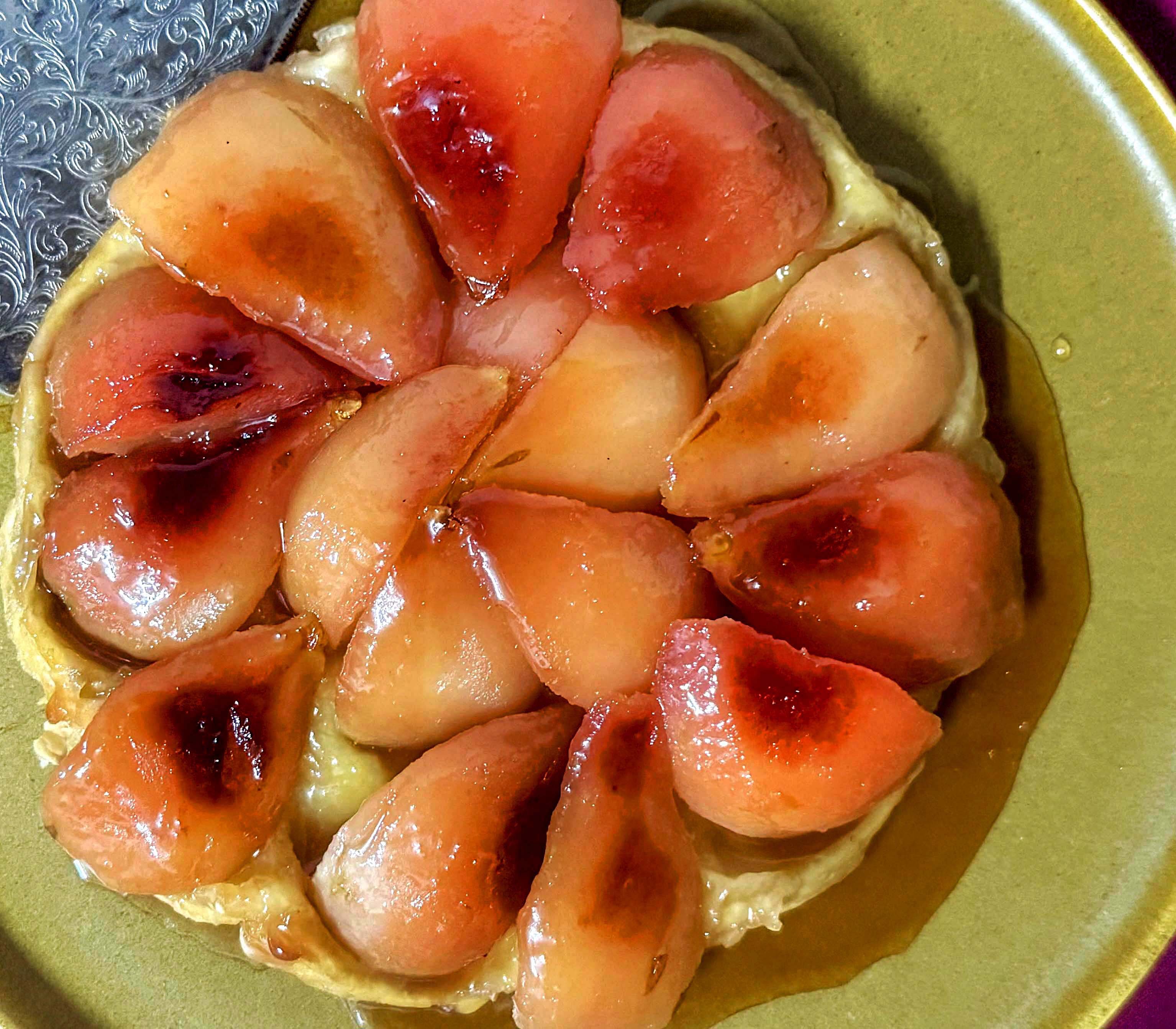 The Tatin sisters’ famous tarte, baked in a copper pot