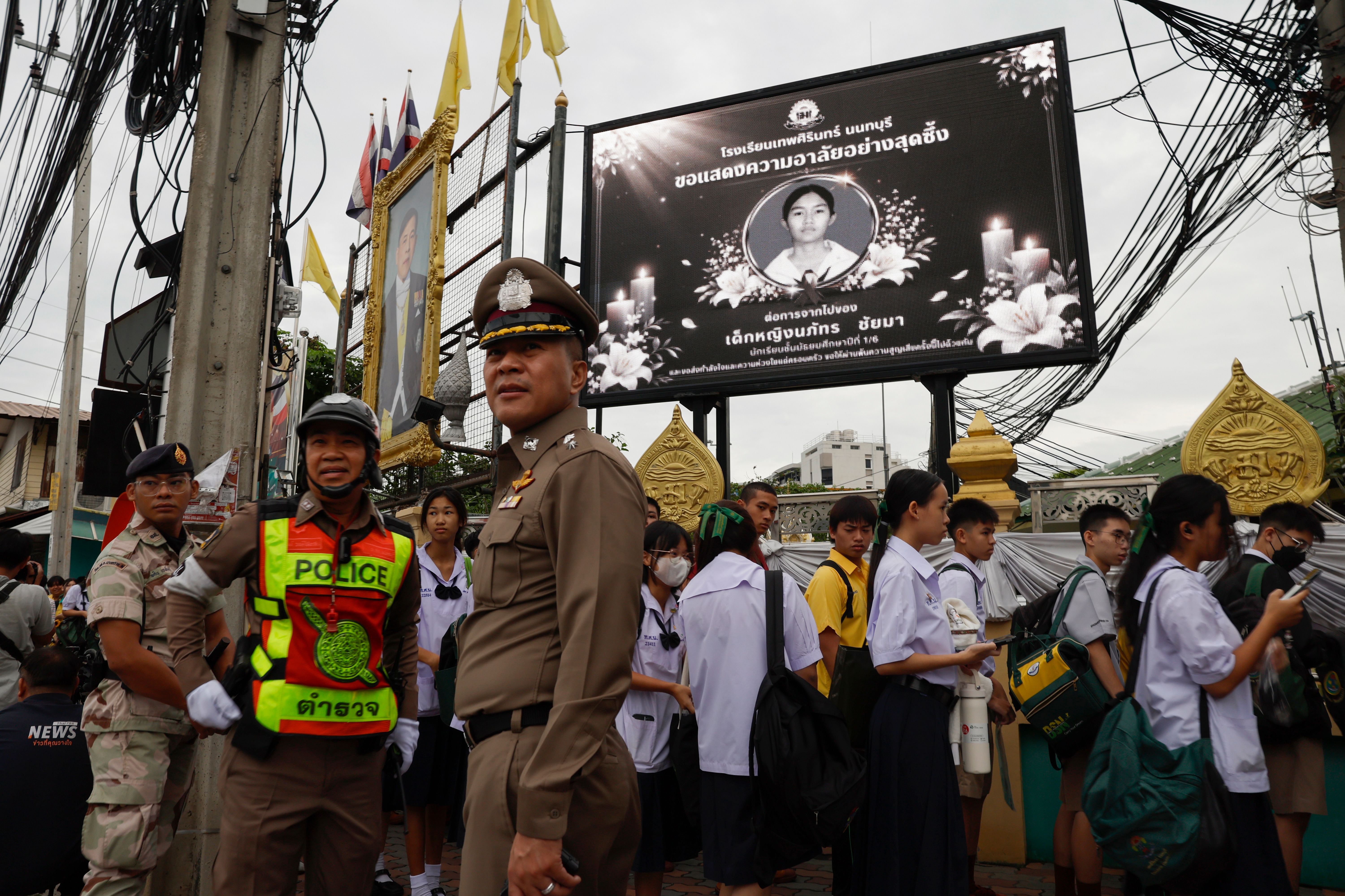 Thailand school reopens under tight security after deadly student shooting