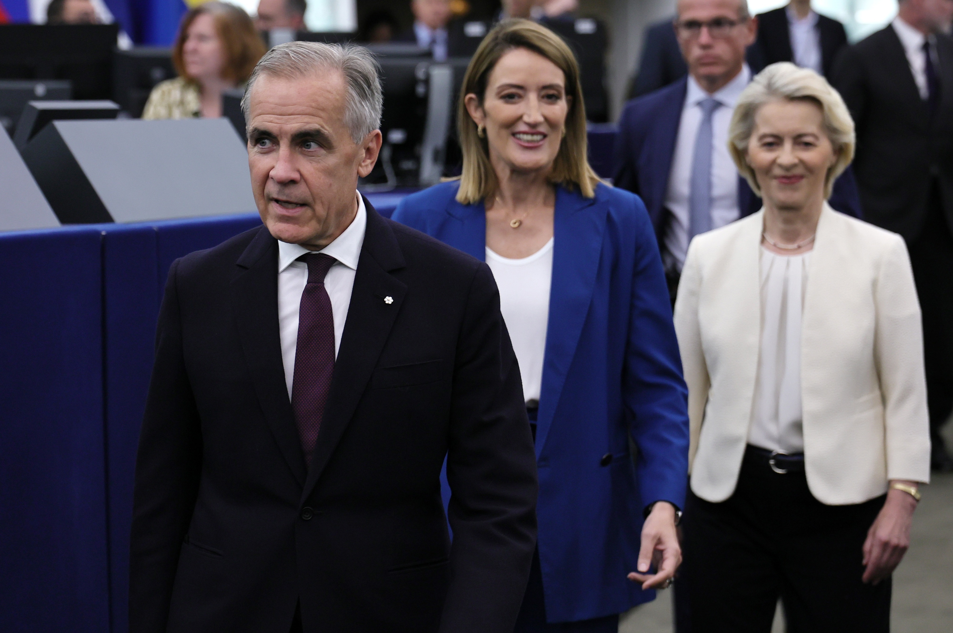 Von der Leyen urges EU countries to forge a partnership with Canada