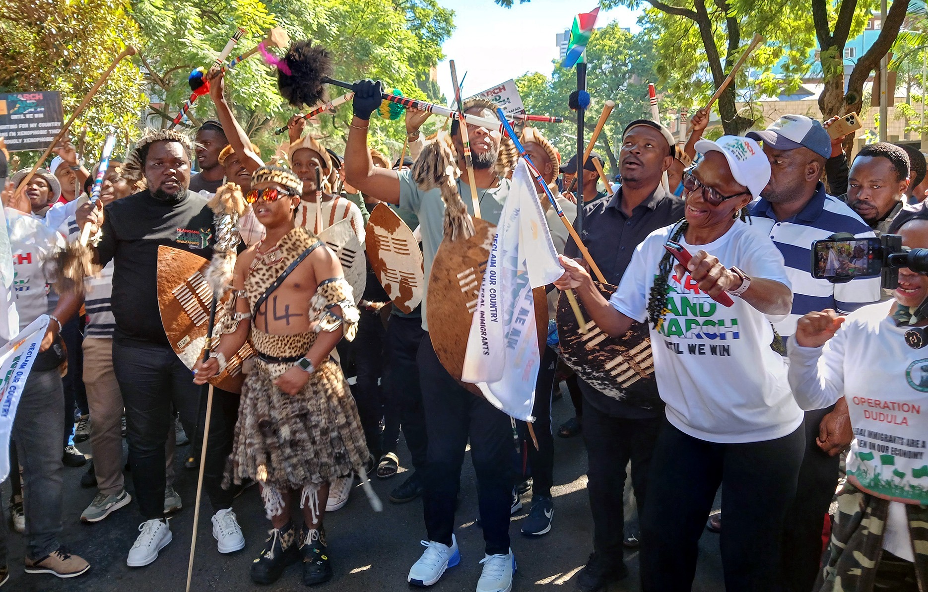 Bheki/ March against illegal immigration