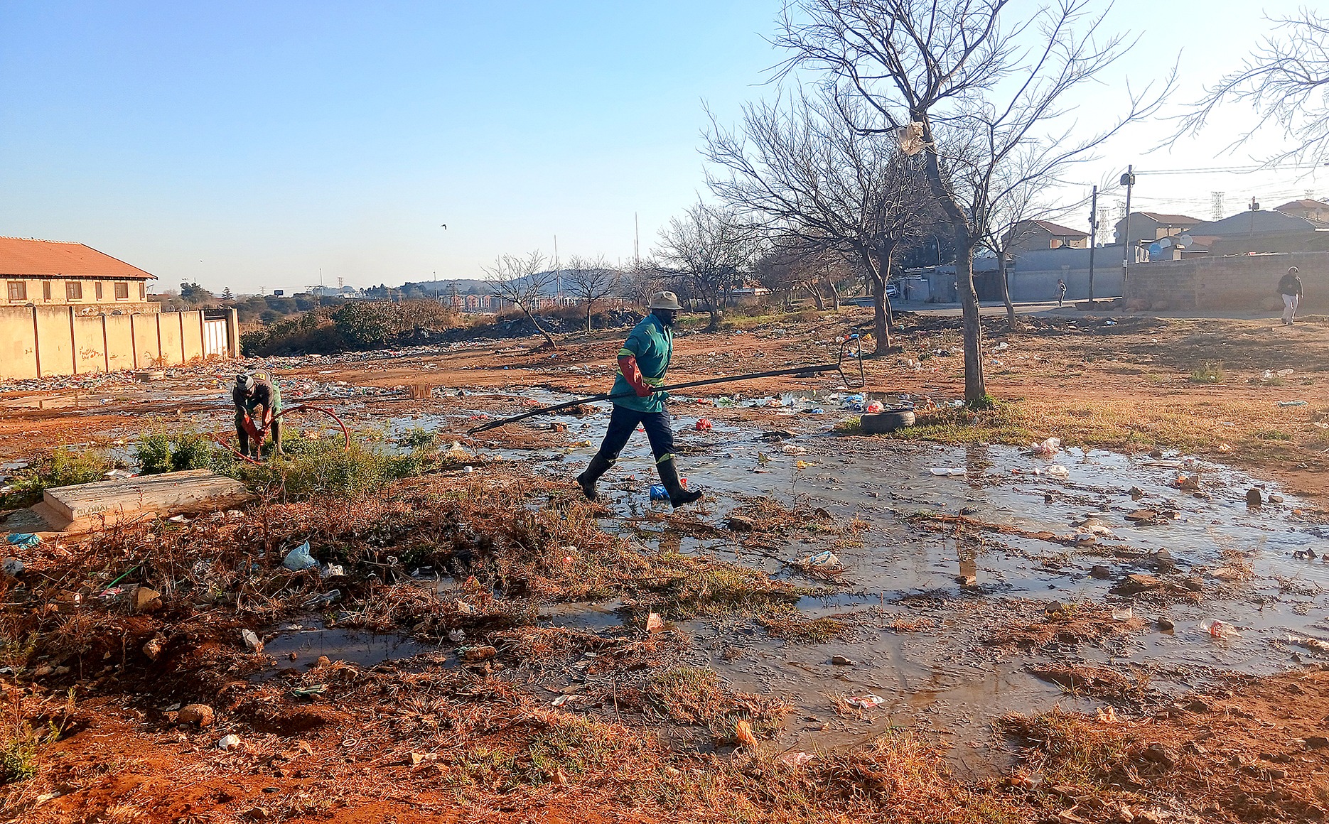 ‘We stay in shit’ — Soweto awash in raw sewage as ageing system crumbles
