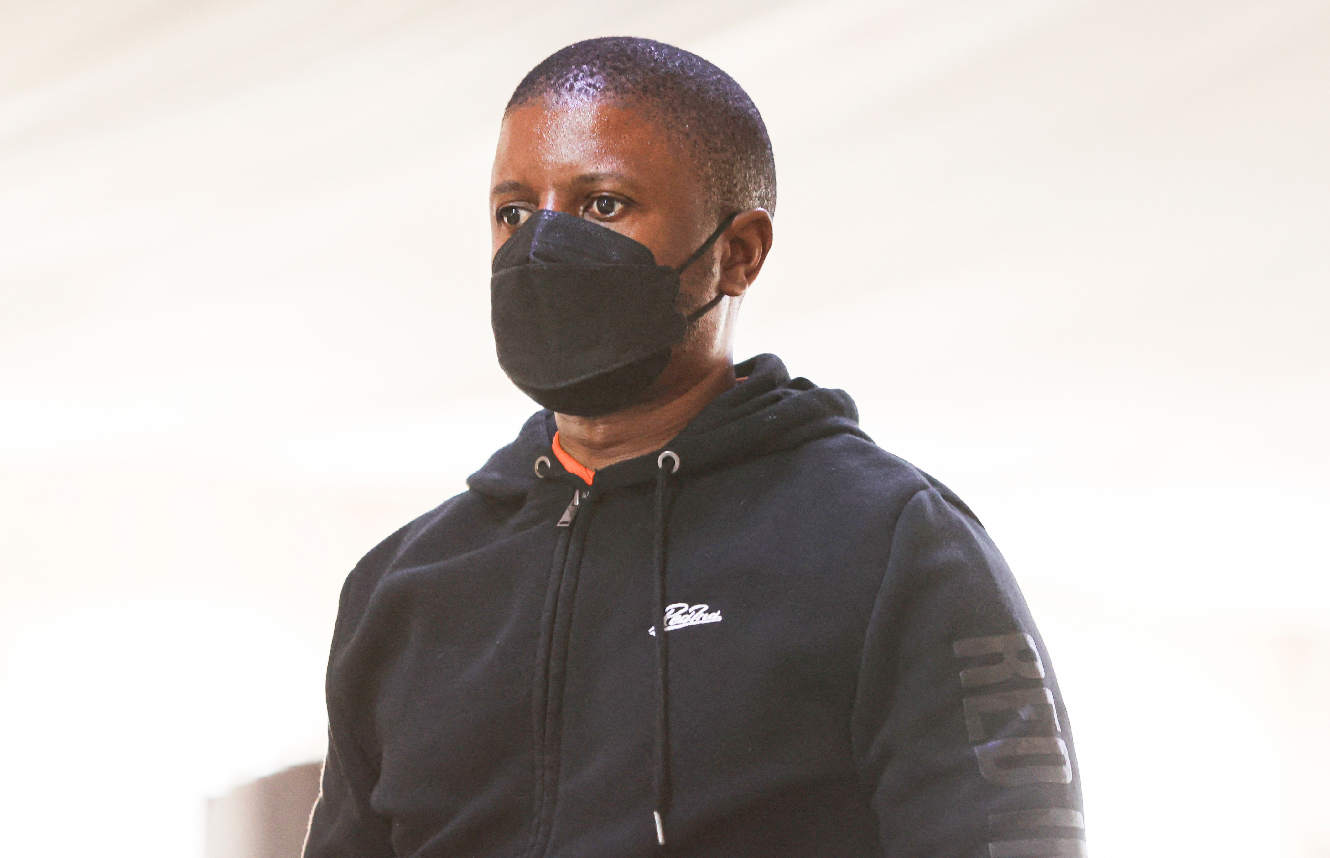 Ndambi Guebuza, son of former Mozambique president Armando Guebuza, at the Maputo Central Prison on 7 December 2022 for the reading of a 12-year sentence against him in a corruption scandal involving the government unleashing financial havoc by trying to conceal huge debts. (Photo: Alfredo Zuniga / AFP)