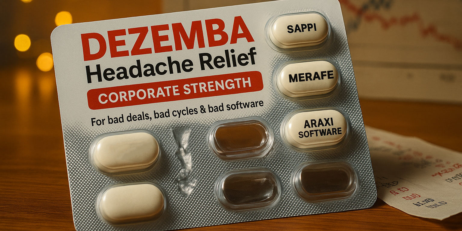 The Finance Ghost: Companies with Dezemba-strength headaches