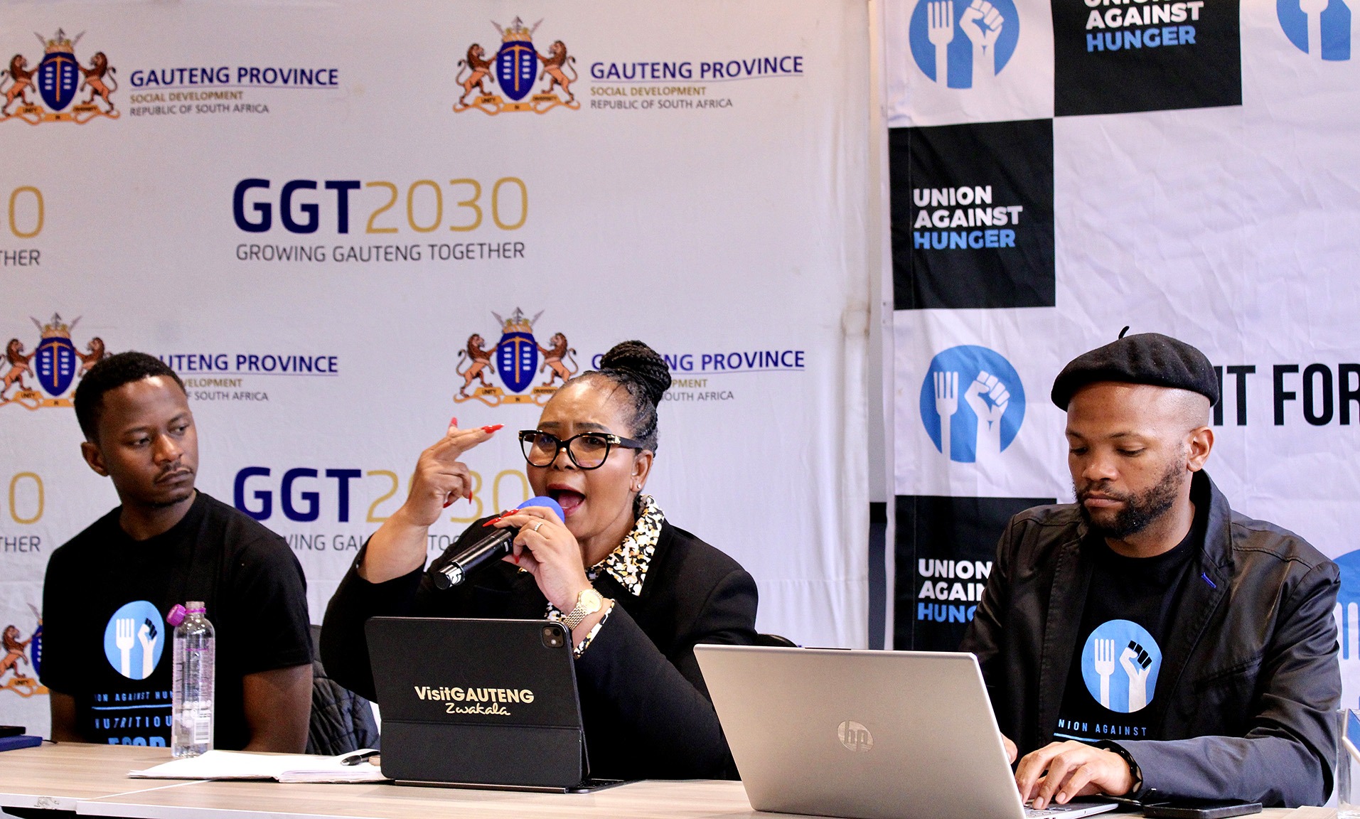 2.8 million people in Gauteng face hunger, prompting MEC Nomantu Nkomo-Ralehoko to pledge against returning unused government funds to the Treasury. (MC-DSD-Hunger)