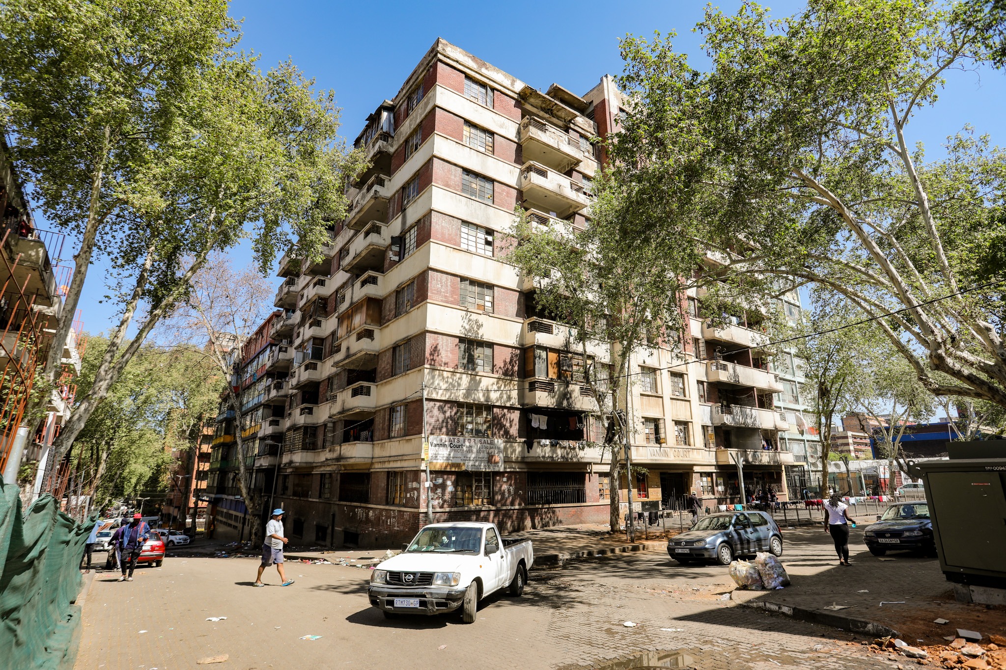 Vannin Court in the Johannesburg Central Business District on 8 September 2023. Residents reportedly say that they are forced to live in dire conditions because they have nowhere else to go. (Photo: Gallo Images / Fani Mahuntsi)