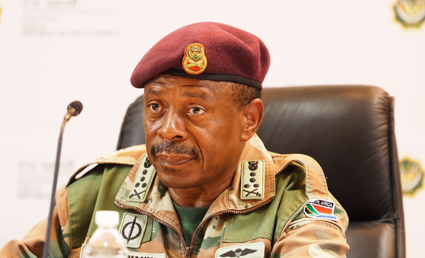General Rudzani Maphwanya, chief of the South African National Defence Force. (Photo: Gallo Images / Sharon Seretlo)