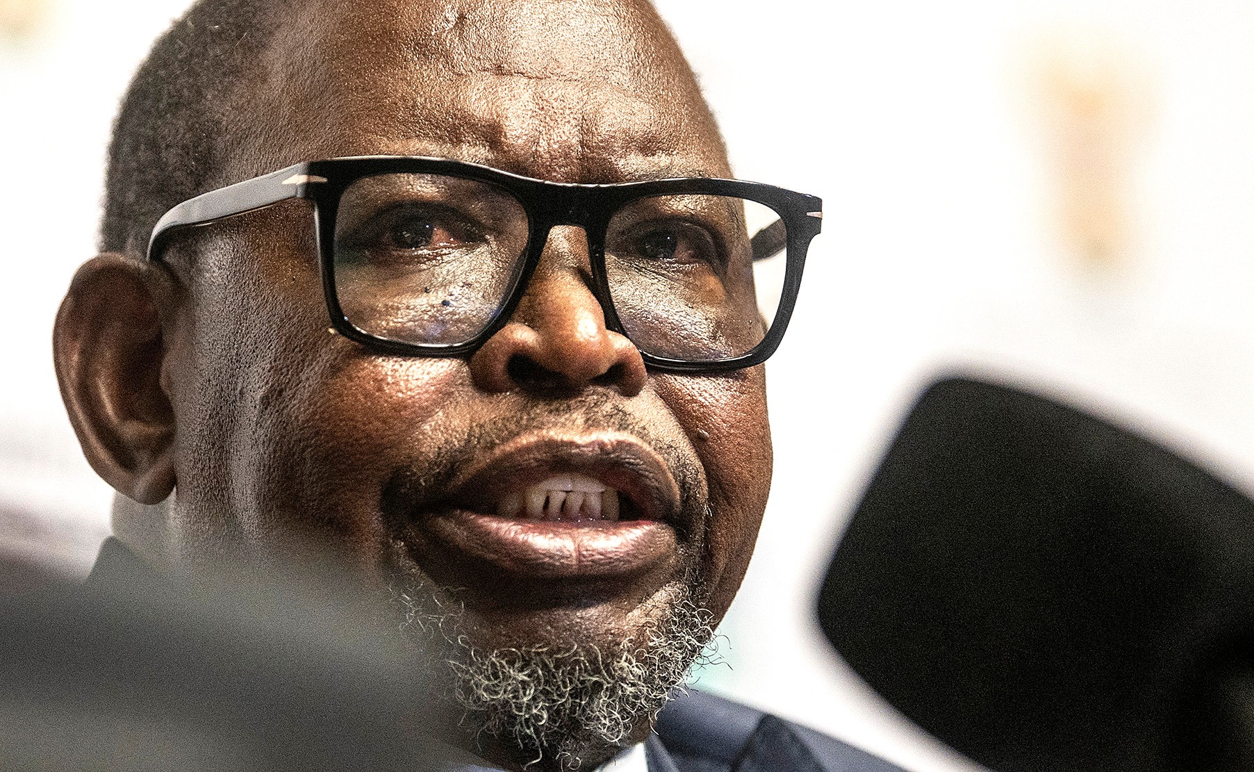 Finance Minister Enoch Godongwana Briefs The Media Ahead Of Budget Speech
