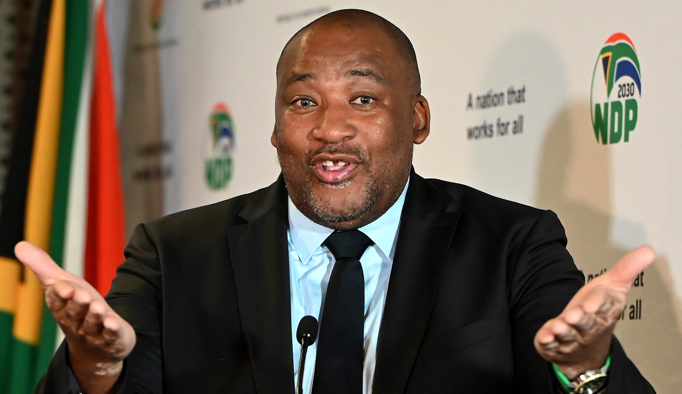 The minister of sport, arts and culture, Gayton McKenzie. (Photo: Frennie Shivambu / Gallo Images)
