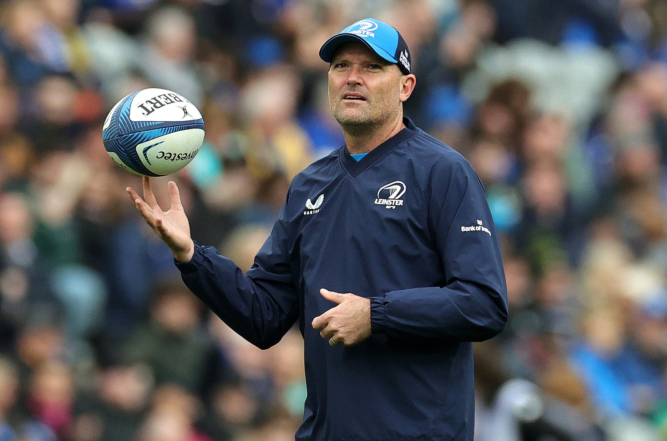 Leinster senior coach and former Springboks head coach Jacques Nienaber has suggested he’s not valued in Ireland. (Photo: David Rogers / Getty Images)