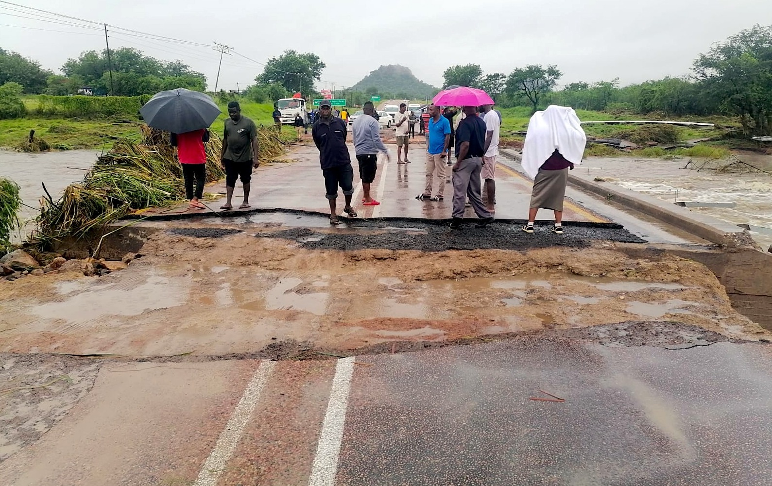 Flood damage outside Kruger National Park in the greater Kruger area. (Photo: South African National Parks)