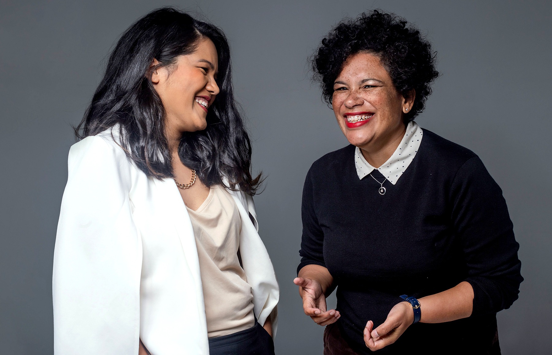 Dominique Jossie (left) and Quanita Adams. (Photo: Rizqua Barnes)