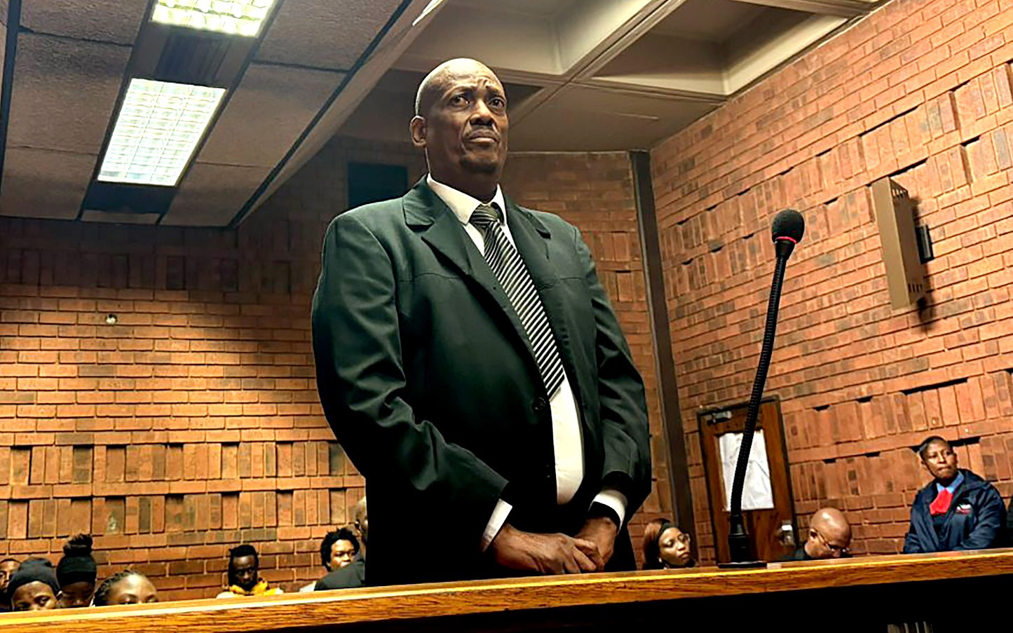 Captain Laurence Makgotloe at the Pretoria Magistrates' Court on 25 May. 
(Photo: Inside Politics / Wikipedia)