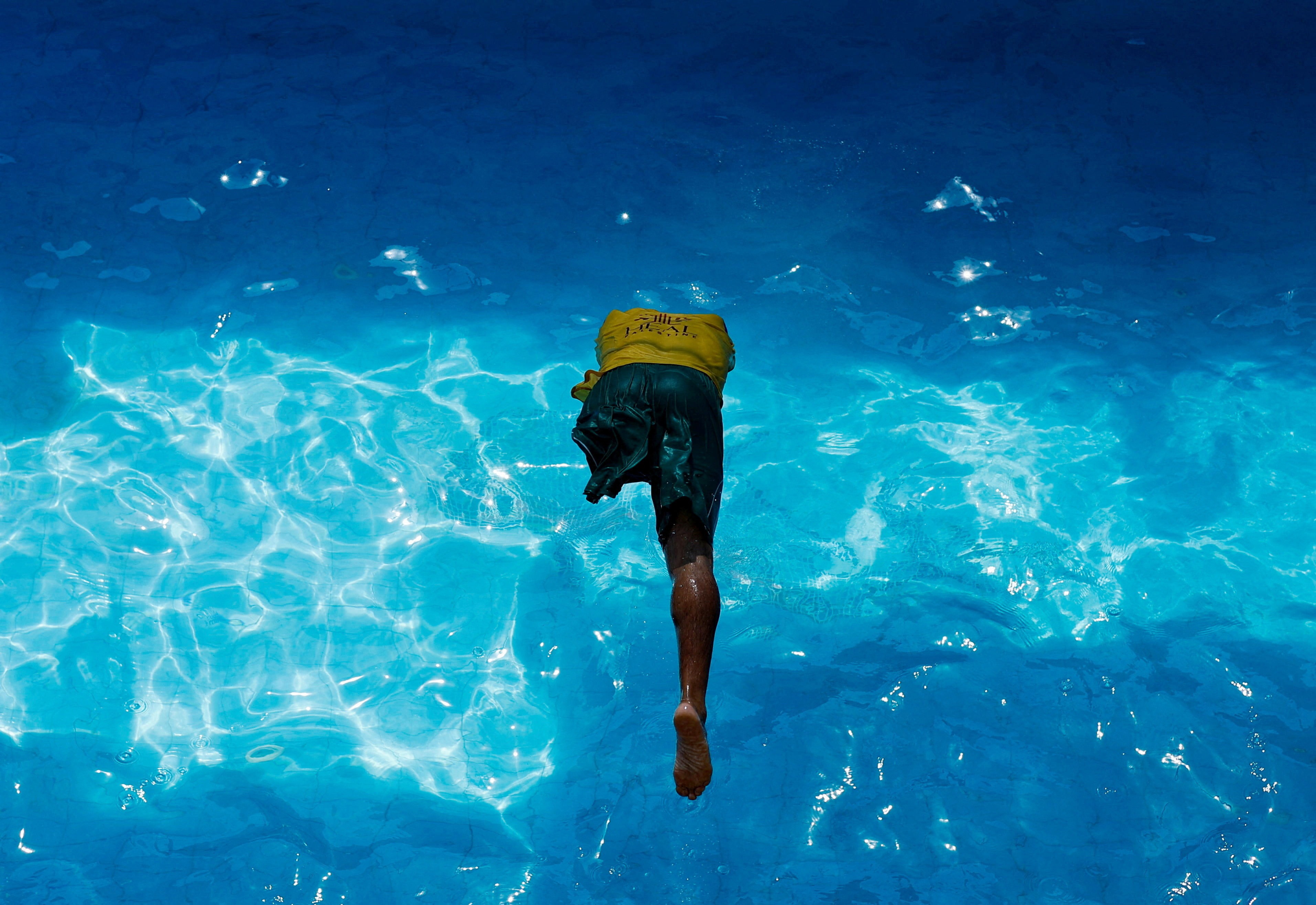 Swimming training for Gaza’s children, and more from around the world