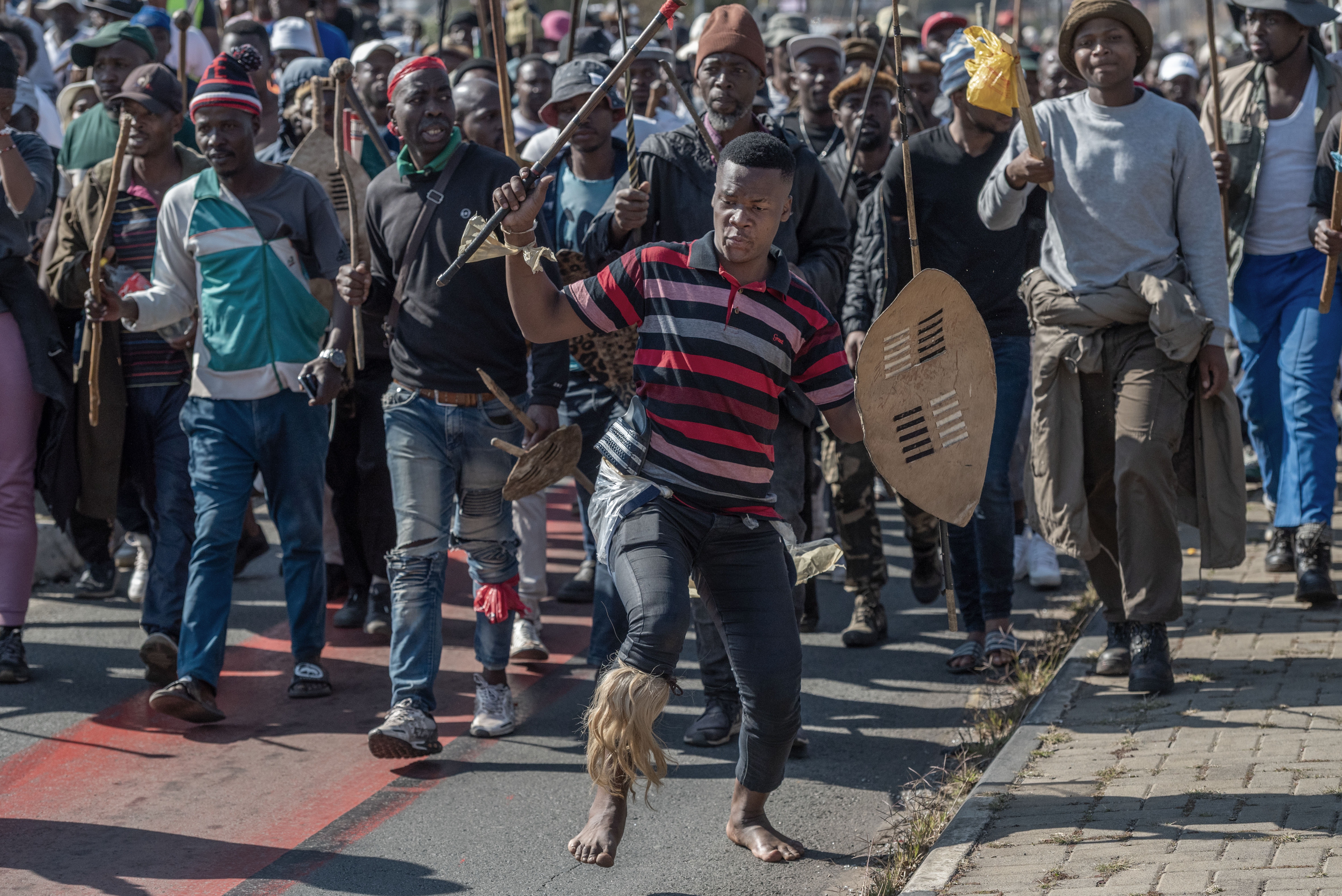 Thousands of Soweto residents peacefully march against illegal immigration