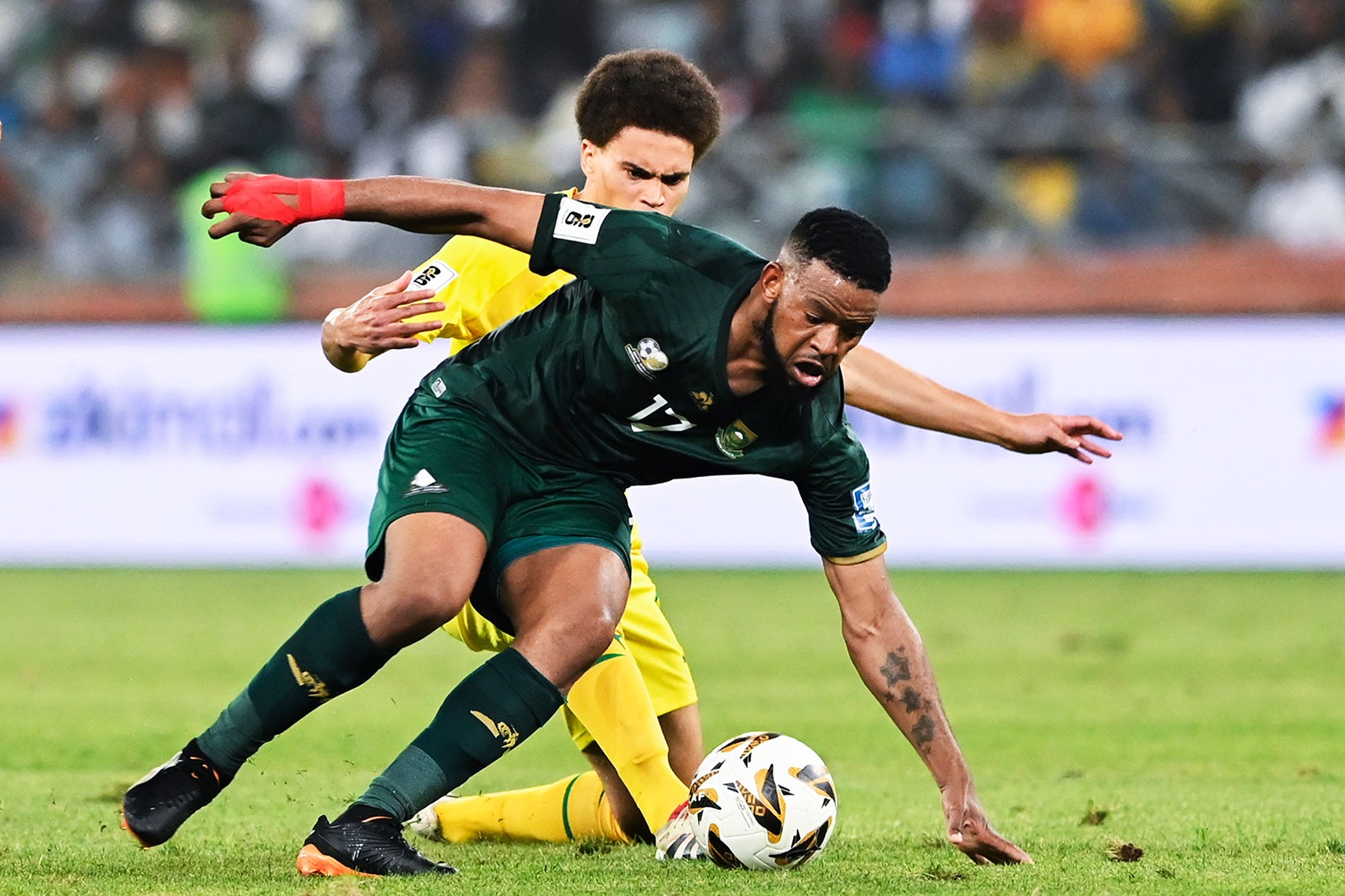 Matches between Bafana Bafana and Zimbabwe are always tough tussles —as evidenced by their tense 2026 Fifa World Cup qualifying clash in October 2025, which ended 0-0. (Photo: Darren Stewart / Gallo Images)