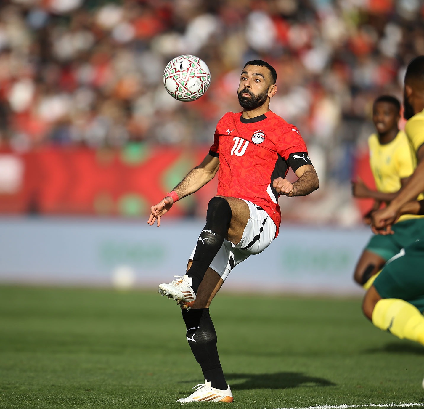 Mohamed Salah leads Egypt in pursuit of their eighth Africa Cup of Nations title and his first. (Photo: Zamani Makautsi / Gallo Images)
