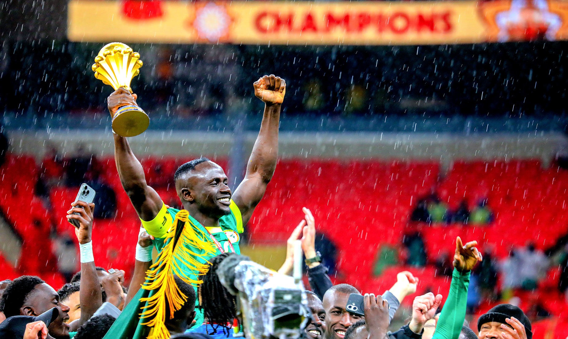 Sadio Mané scored twice and assisted three times during the 2025 Africa Cup of Nations. But his biggest achievement was convincing his teammates to return to the field following their boycott during the final in Rabat. (Photo: Ayoola Adeleke / Gallo Images)