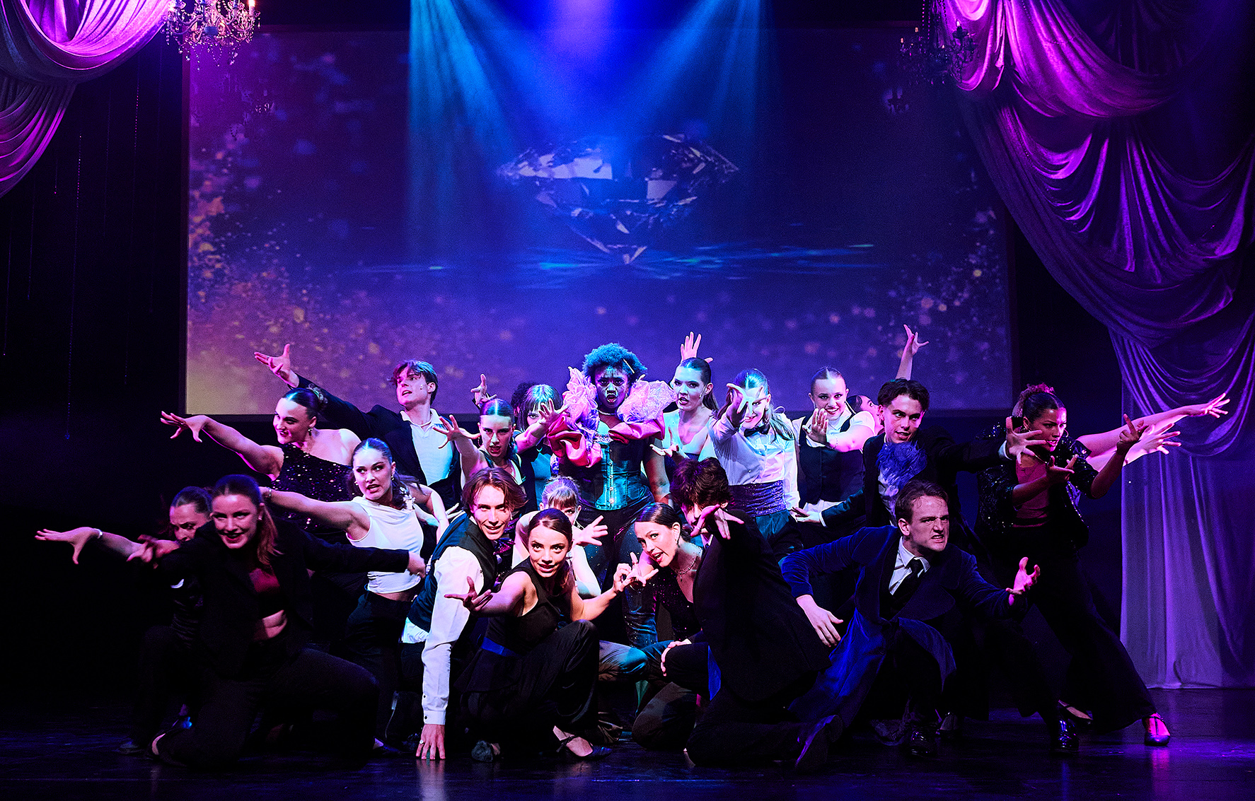 The ensemble in LAMTA’s 20 Years of the Tony Awards. (Photo: Jesse Kramer)