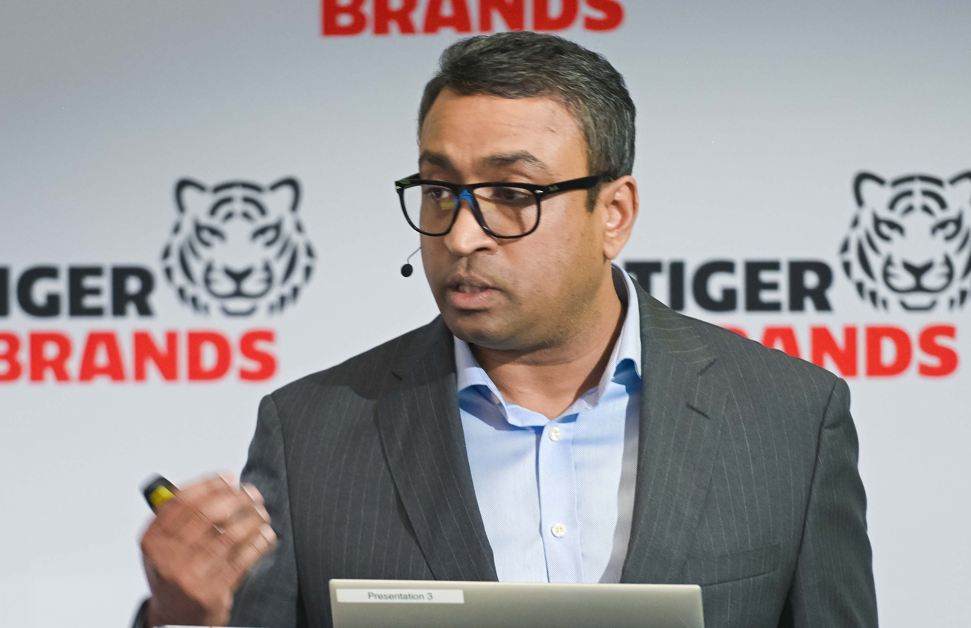 Tiger Brands’ chief financial officer, Thushen Govender.  (Photo: Tiger Brands)