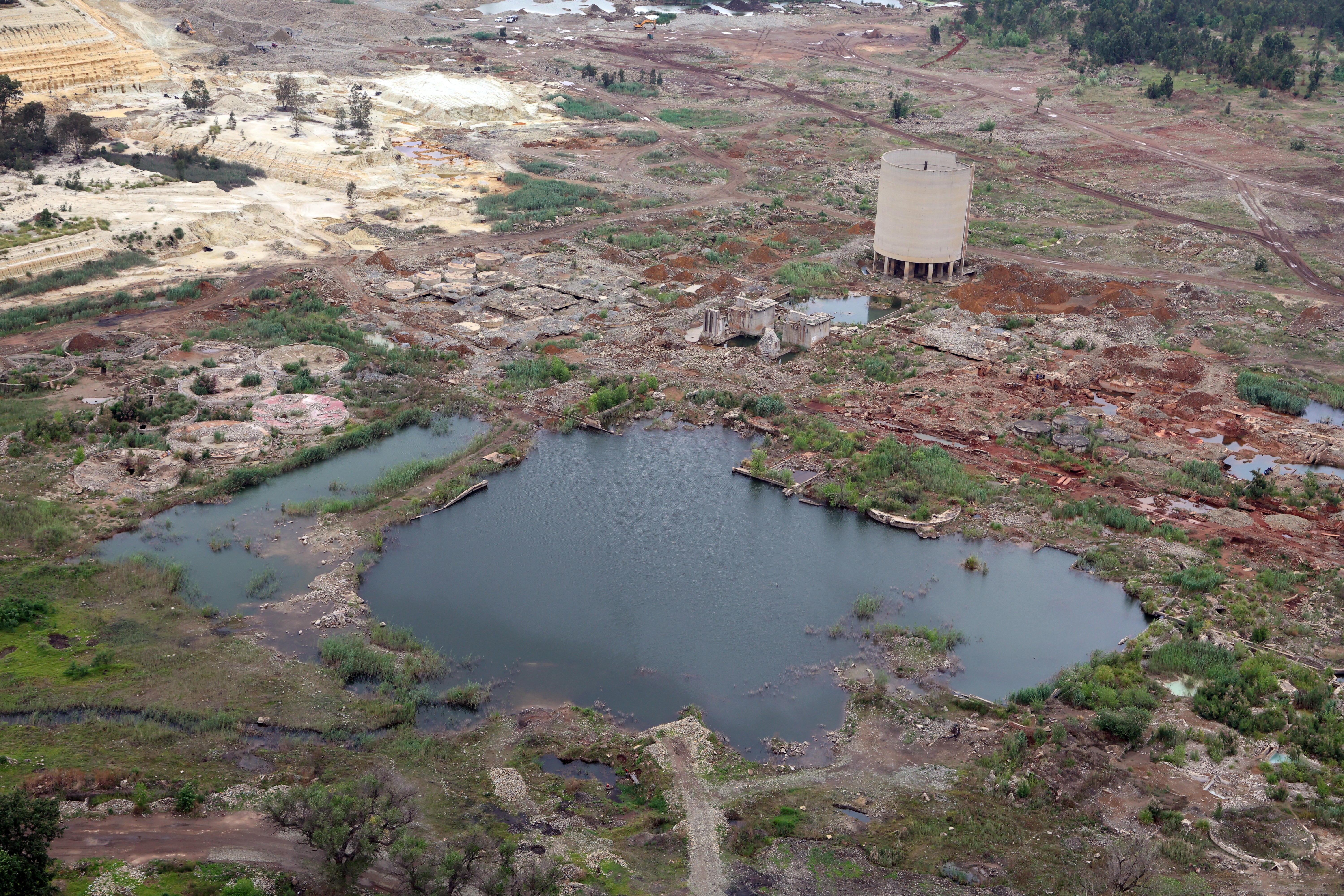 An environmental catastrophe in the making. (Photo: Felix Dlangamandla)