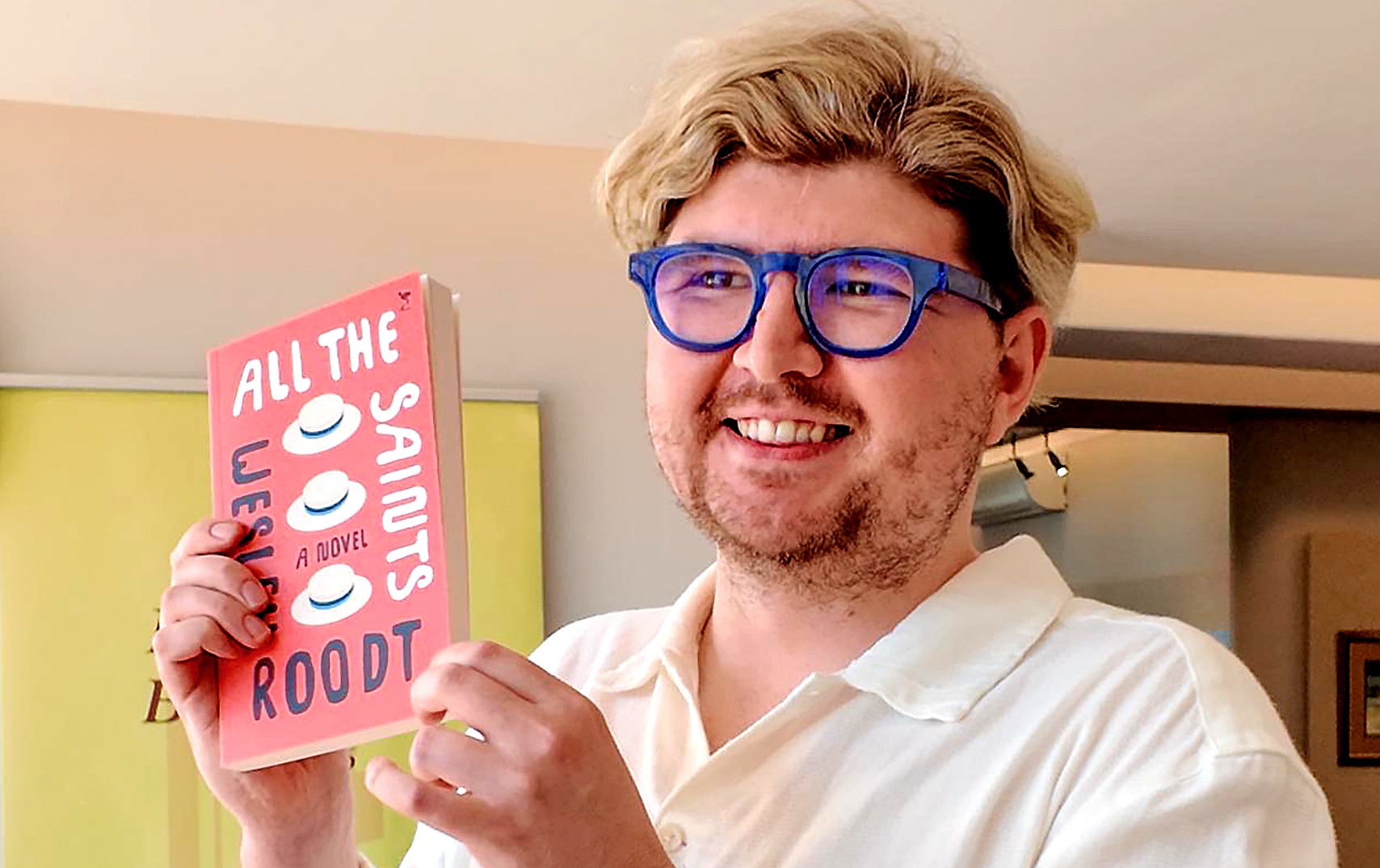 Nelson Mandela Bay author Wesley Roodt at the Gqeberha launch of his debut novel All the Saints. (Photo: Supplied / Wesley Roodt)