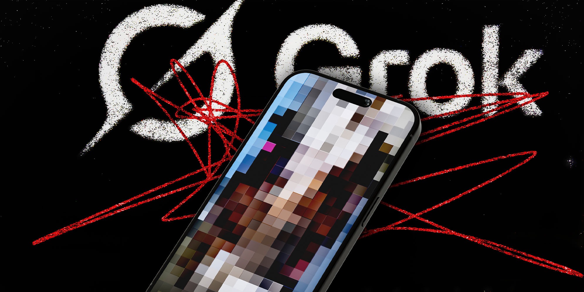 Illustrative Image: Grok. (Photo: Anna Barclay / Getty Images) | Phone screen. (Image: Freepik) | (By Daniella Lee Ming Yesca) 