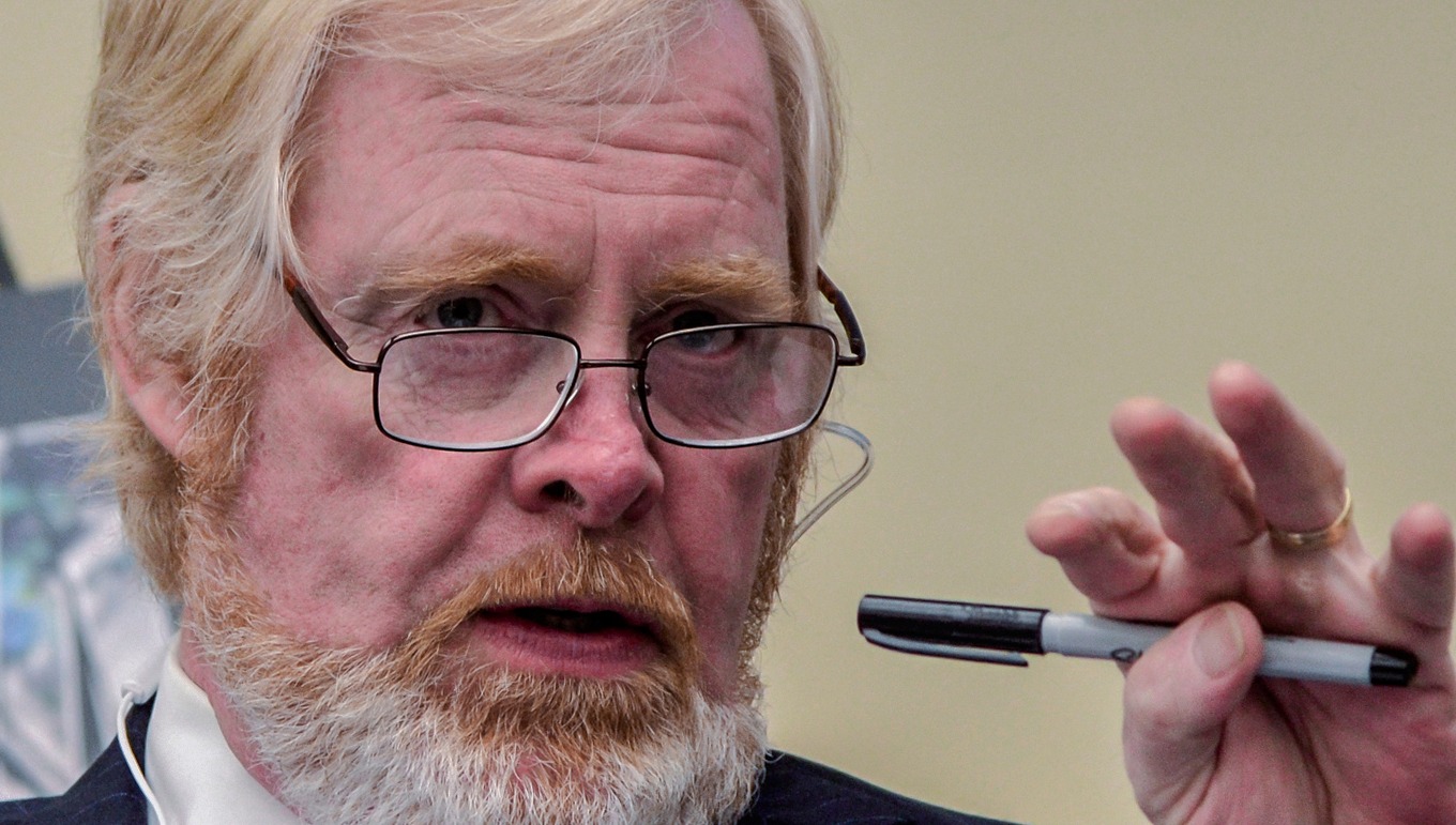 US ambassador nominee Leo Brent Bozell III, the founder and president of the Media Research Center, speaks during the ‘Climate Hustle’ panel discussion in Washington, DC on 14 April 2016. (Photo: Kris Connor / Getty Images)