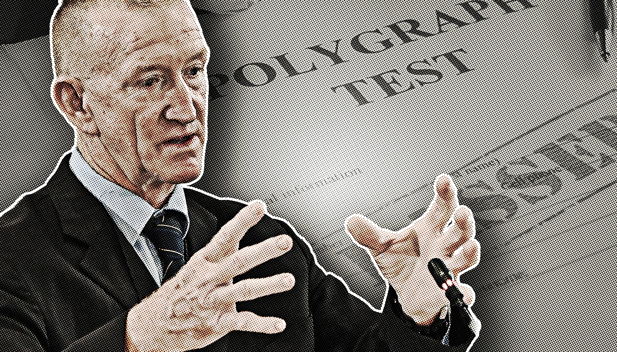 Illustrative image: Polygraph test document. (Photo: Freepik) |  Warrant Officer Karl Sander testifies at the Madlanga Commission of Inquiry. (Photo: Frennie Shivambu / Gallo Image)