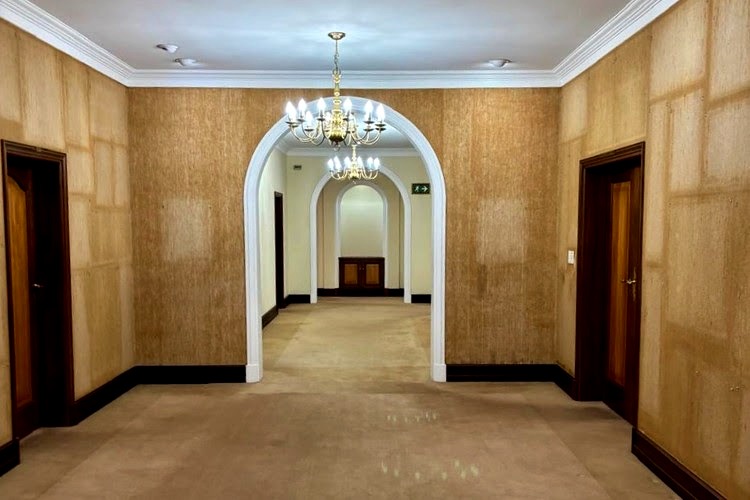 The Tongaat head office stripped of expensive paintings and antiques ahead of a possible visit by liquidators. (Photo: Supplied)